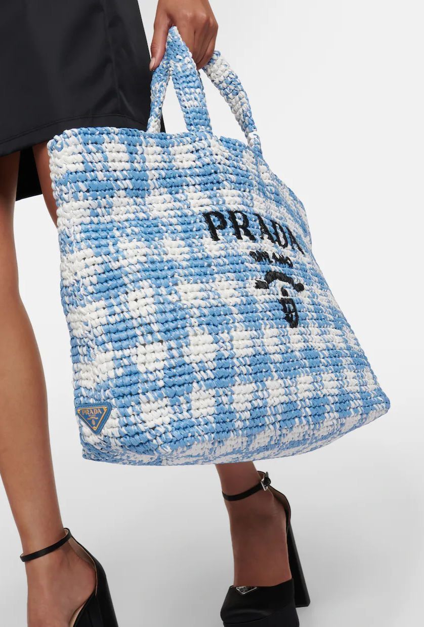 Prada 🔥$2.9K VALUE🔥Raffia Beach Tote Bag Size ONE SIZE - 1 Preview