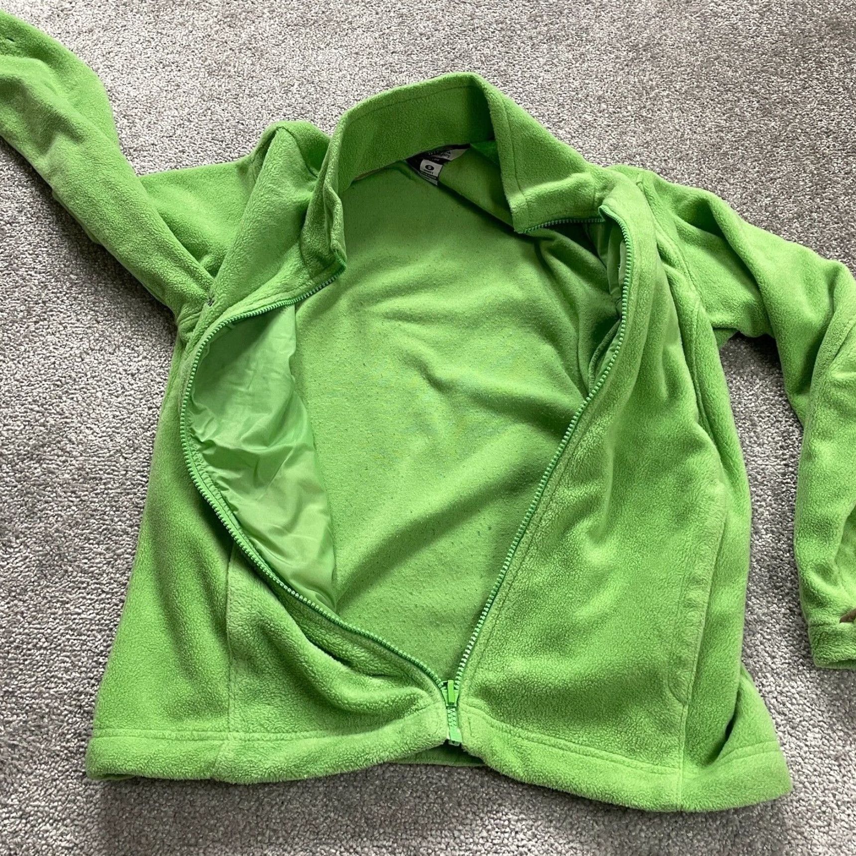 Apple Columbia Interchange Fleece Jacket Womens S Apple Green Full Zip Mock Neck Jacket Size S / US 4 / IT 40 - 4 Thumbnail