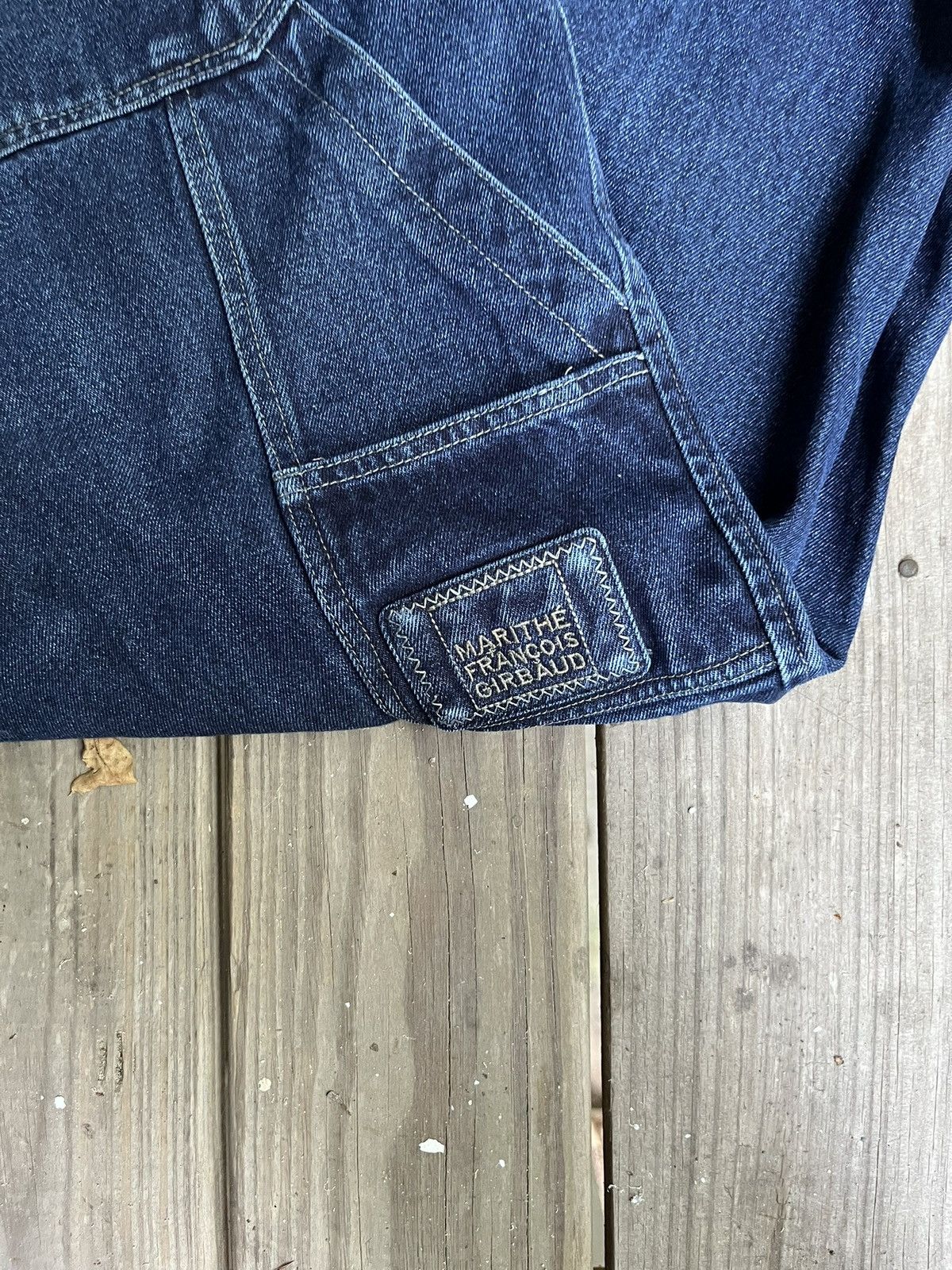 Marithe + Francois Girbaud Crazy vintage MFG Girbaud blue baggy jeans hip hop Size US 40 / EU 56 - 6 Thumbnail