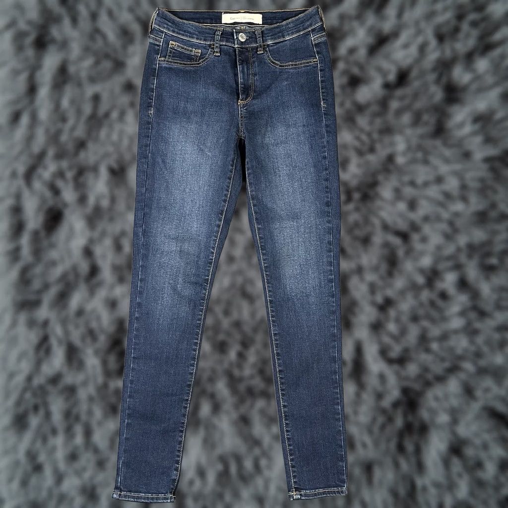 Gap VINTAGE Gap Easy Legging Jeans Womens 26R Blue Mid Rise Slim Straight Denim Jegging Preppy Size 26" / US 2 / IT 38 - 1 Thumbnail