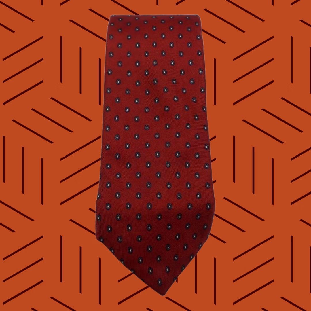 Vintage VINTAGE John Clarendon Silk Neck Tie Silk Tie Size ONE SIZE - 1 Thumbnail