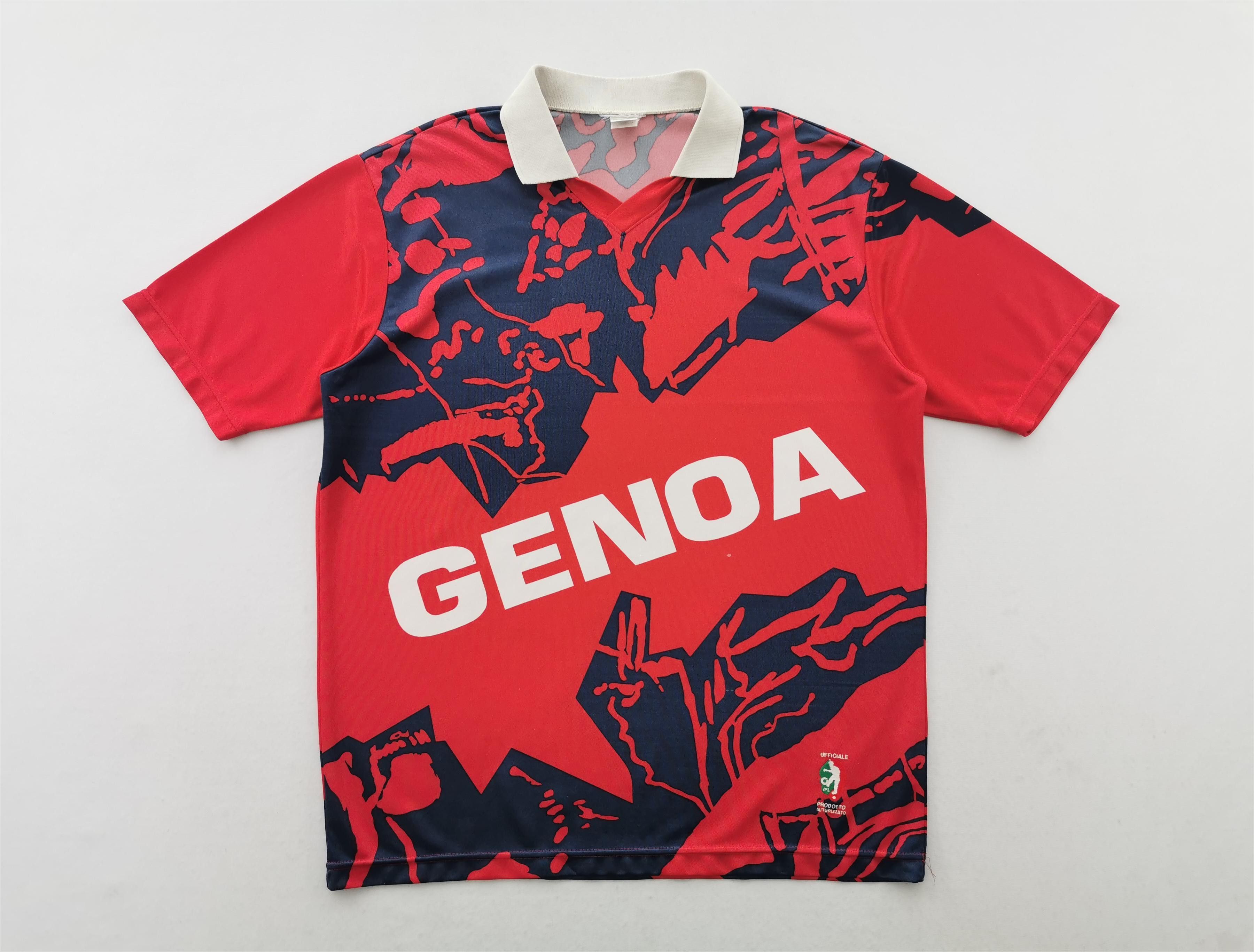 Kappa Vintage 90s Genoa Football By Kappa Jersey Shirt Size M Size US M / EU 48-50 / 2 - 3 Thumbnail