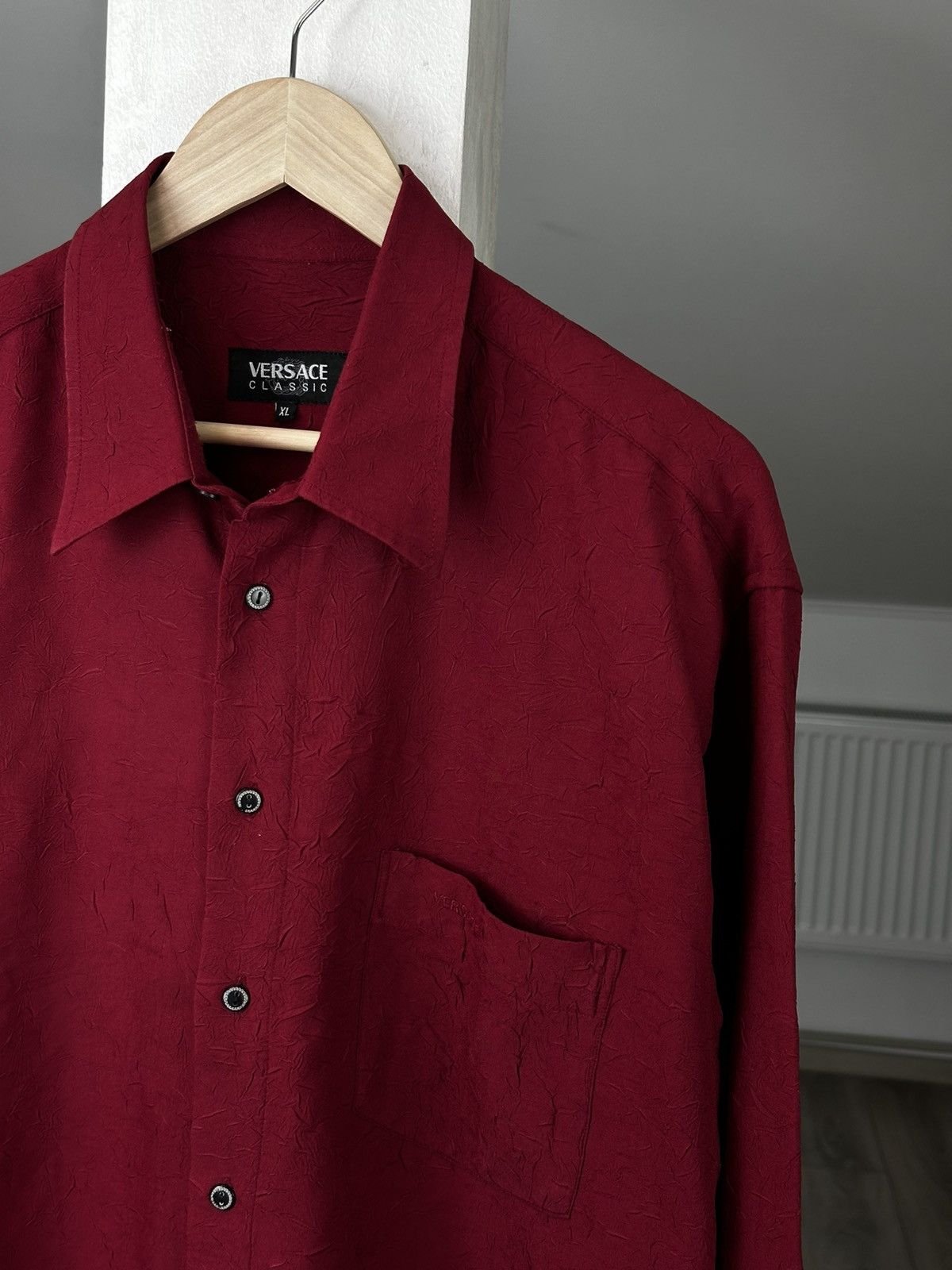 Vintage Vintage Versace Collection Shirt Rare Retro Hype Y2K Size US XL / EU 56 / 4 - 3 Thumbnail