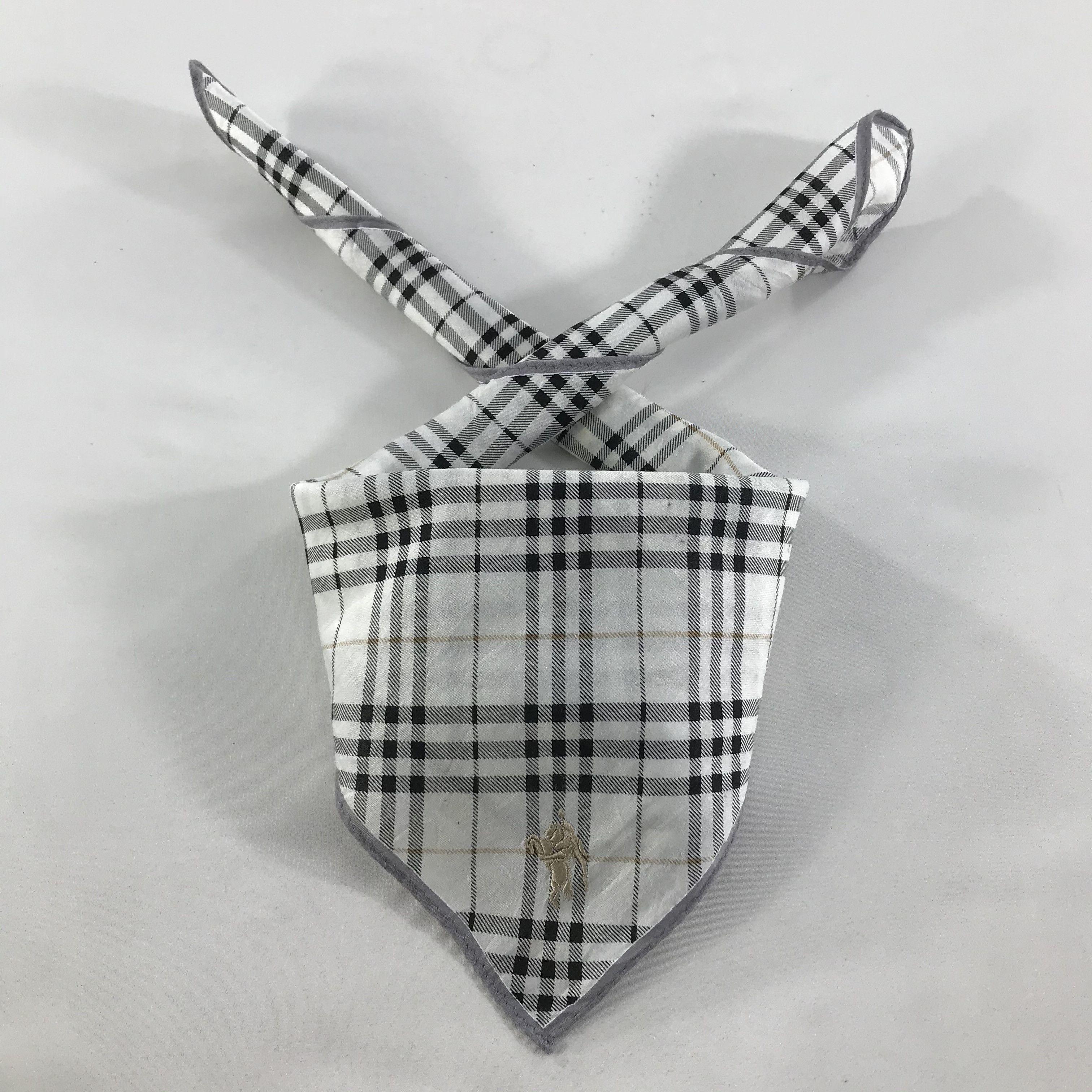 Burberry × Vintage Burberry Bandana / Handkerchief / Neckerchief - S1411 Size ONE SIZE - 3 Thumbnail