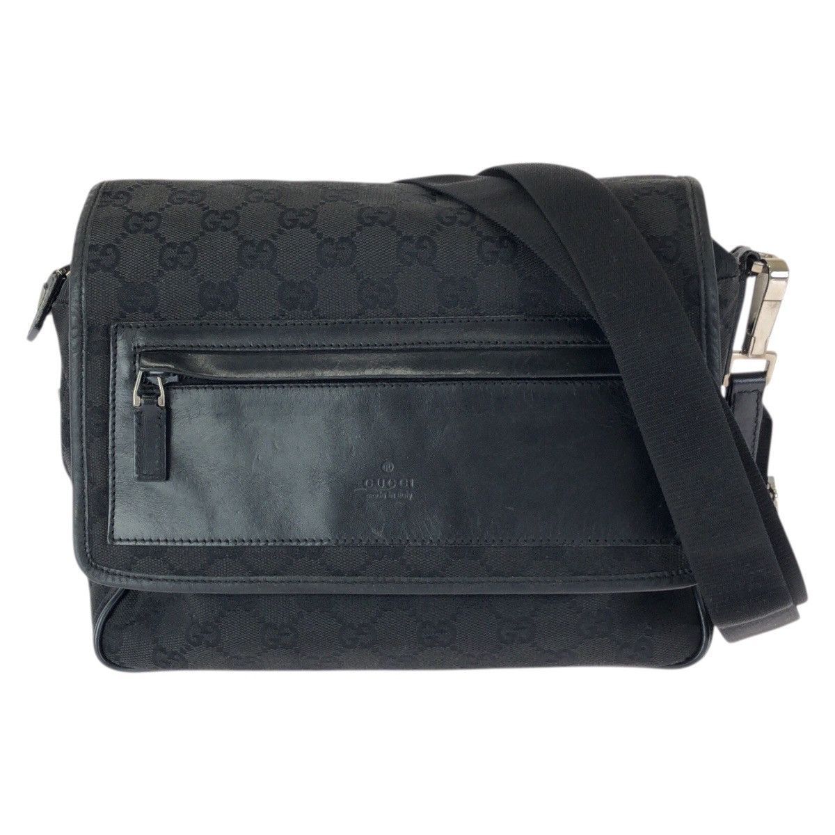 Gucci Gucci Gucci GG Canvas Leather Shoulder Bag Textile Shoulder Bag 28562 DUTY FREE for USA Size ONE SIZE - 1 Thumbnail