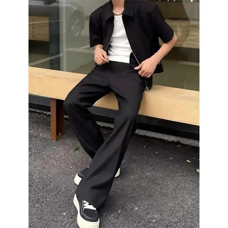 Japanese Brand Retro loose straight leg micro flared jeans Size US 30 / EU 46 - 2 Thumbnail