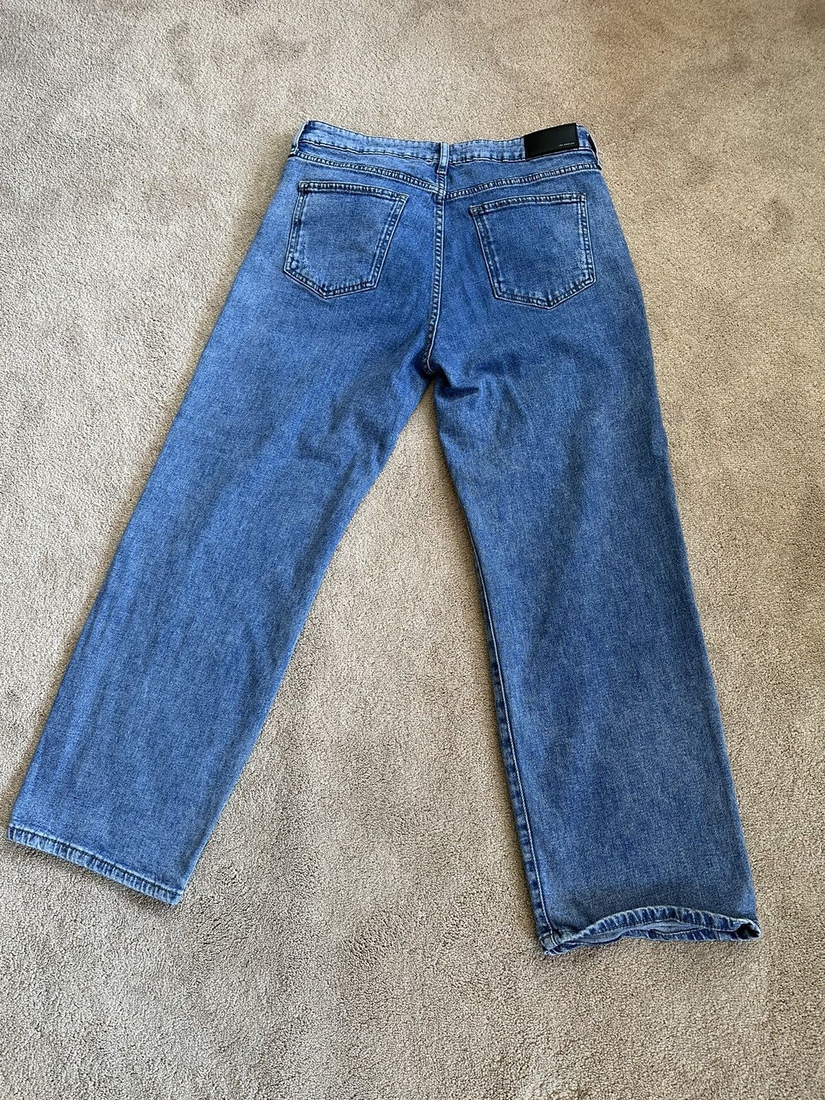 Forever 21 Blue Loose Straight Jeans Size US 31 - 2 Thumbnail