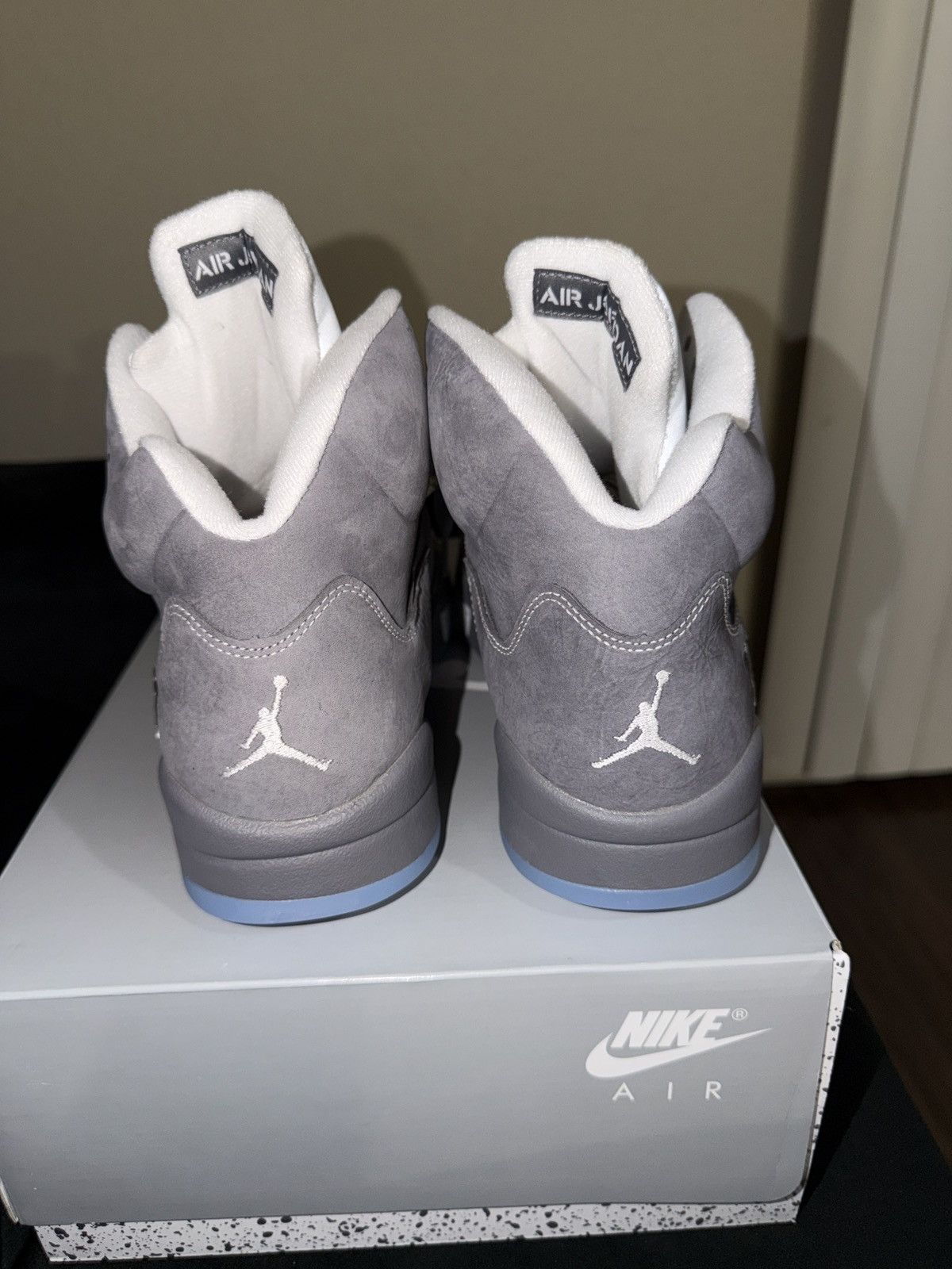 Jordan Brand Wolf gray 5s Size US 12 / EU 45 - 4 Thumbnail