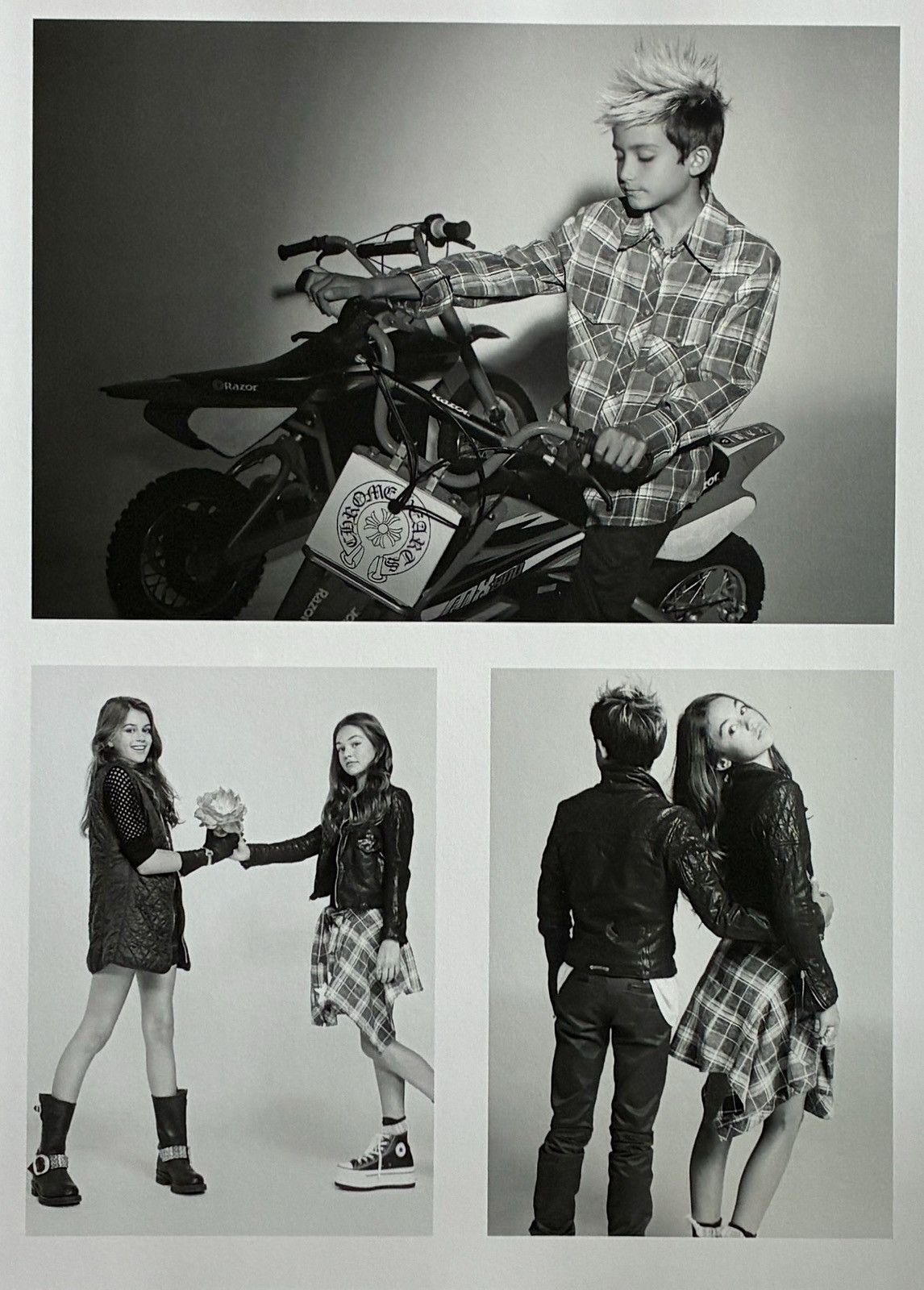 Chrome Hearts Chrome Hearts black/white photo Poster framed 9x11 Size ONE SIZE - 2 Thumbnail