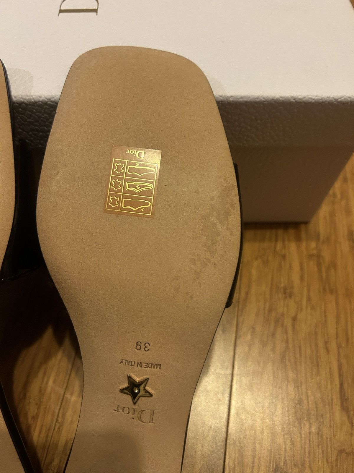 Dior Dior C'EST DIOR HEELED SLIDE Black Patent Calfskin Size US 9 / IT 39 - 10 Thumbnail