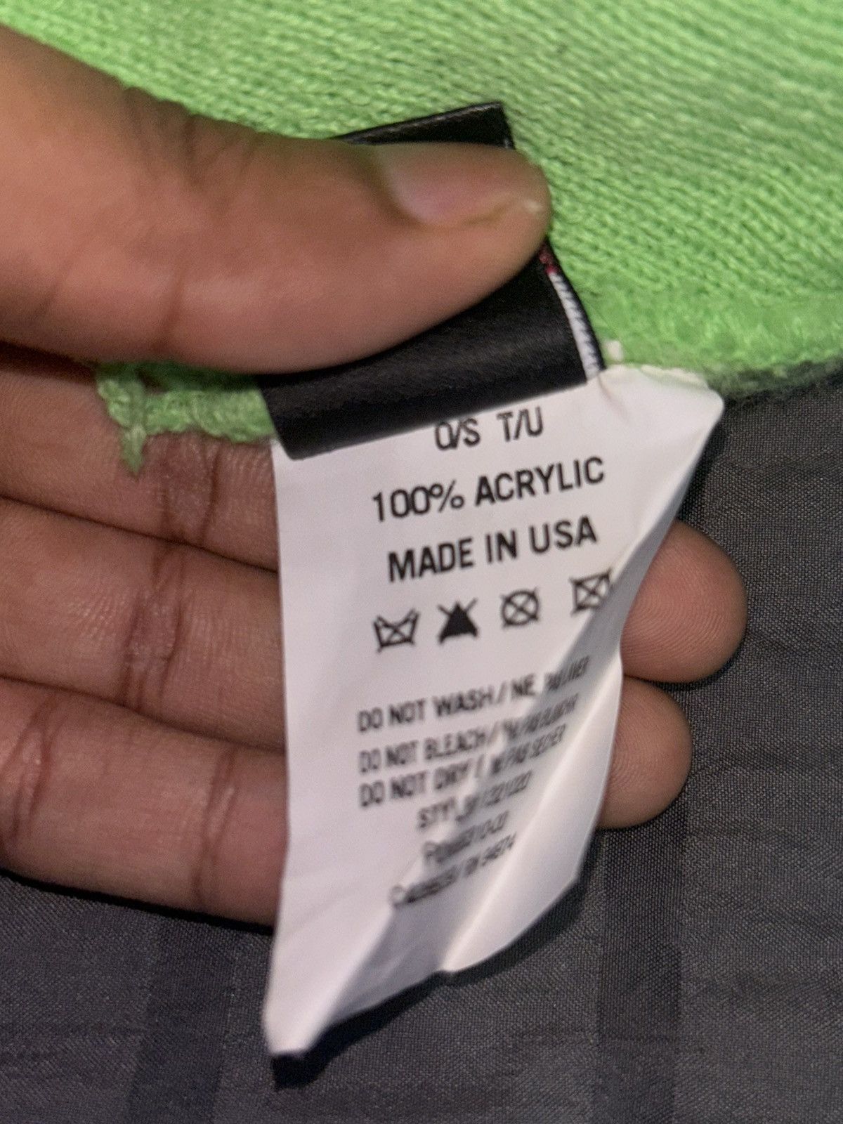 Stussy Stussy Neon Green Beanie 🧩 Size ONE SIZE - 5 Thumbnail