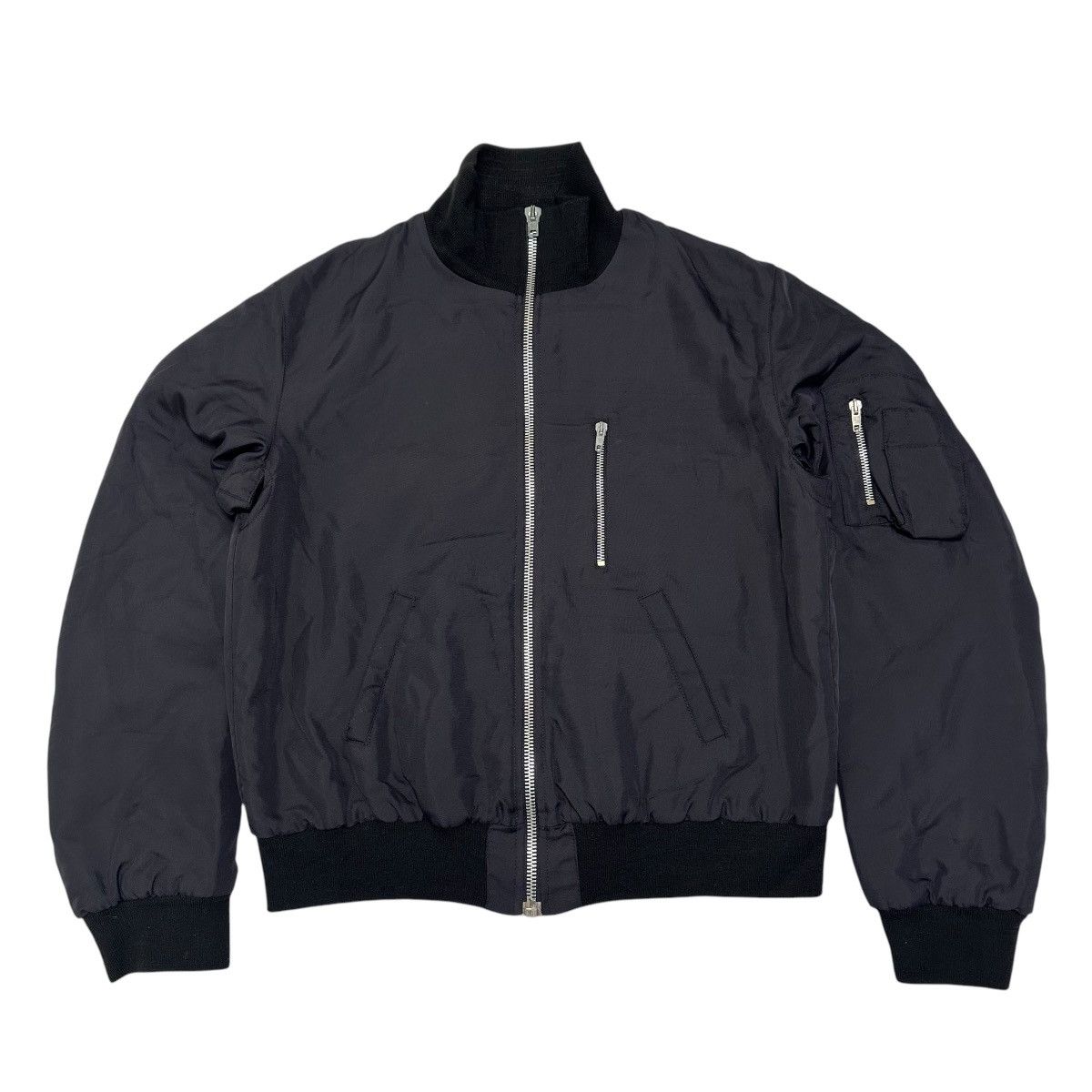 Helmut Lang 1998 Helmut Lang Ballistic Nylon Bomber Jacket Size US M / EU 48-50 / 2 - 2 Thumbnail