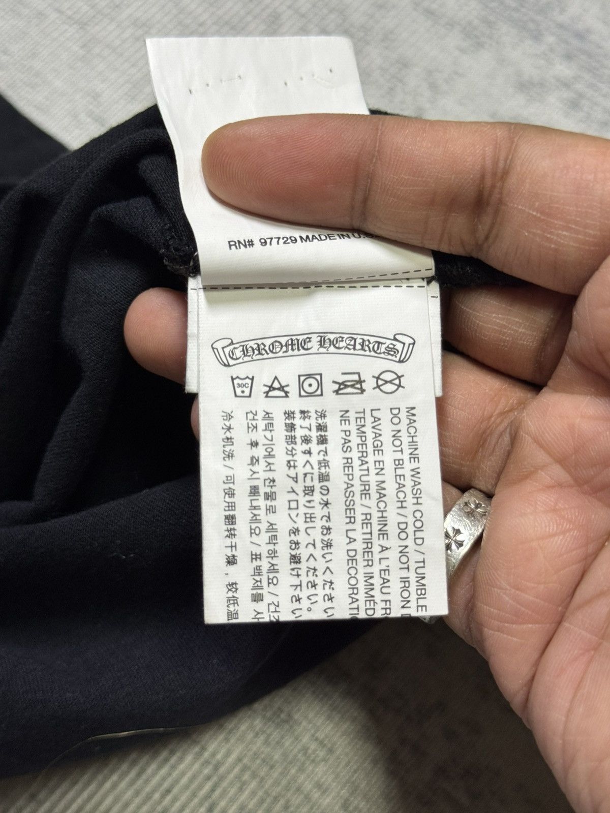 Chrome Hearts Chrome Hearts - Scroll Tee Size US L / EU 52-54 / 3 - 11 Thumbnail