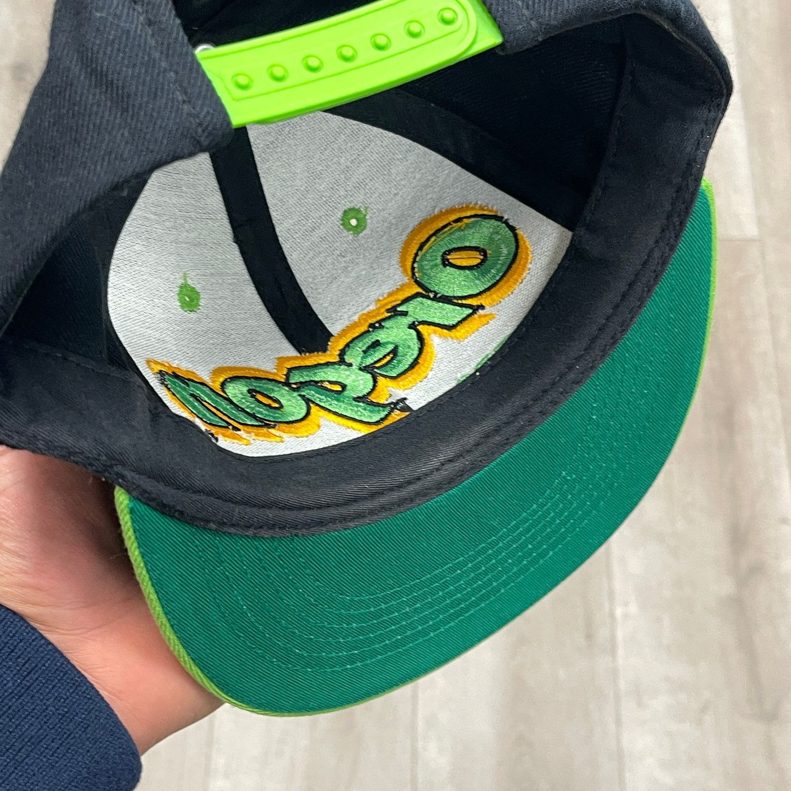 New Era Oregon Ducks Zephyr Hat Cap Snapback Neon Green NCAA College Size ONE SIZE - 2 Thumbnail