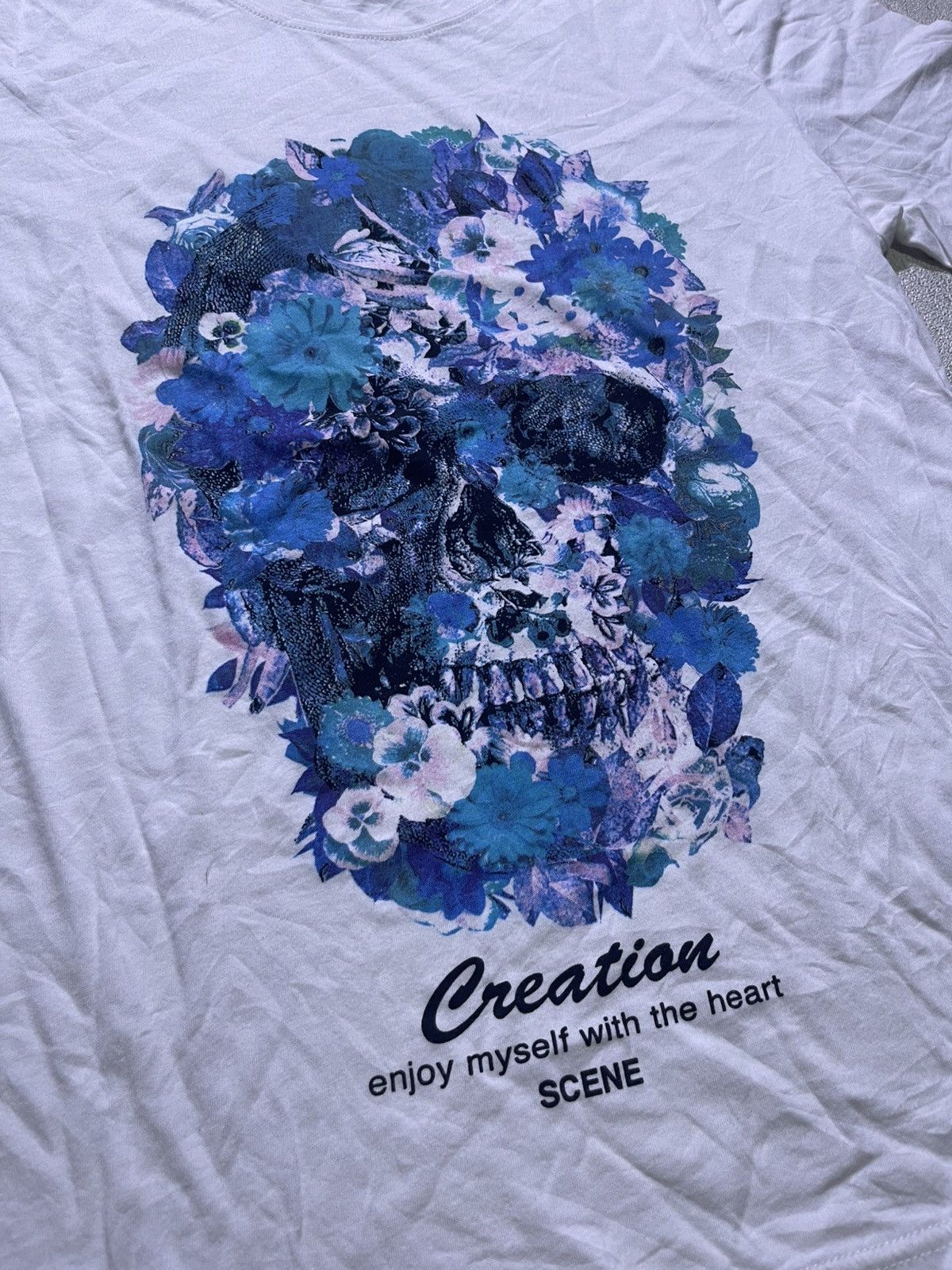 Japanese Brand Y2K URBAN RESEARCH short sleeve tshirt big skull motif Size US M / EU 48-50 / 2 - 3 Thumbnail