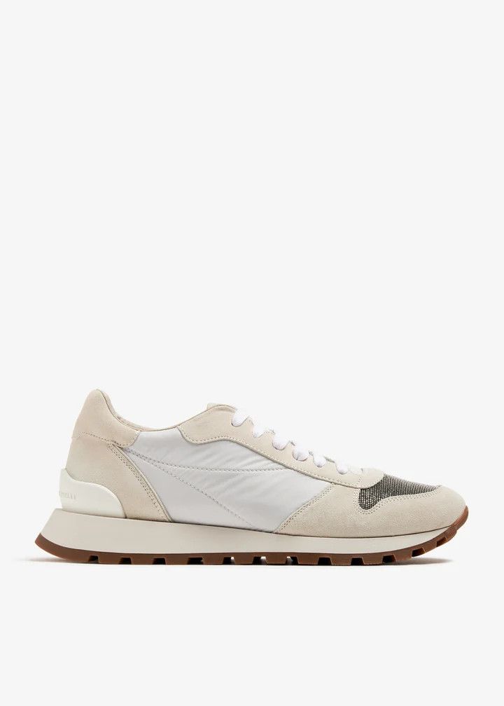 Brunello Cucinelli o1w1db10825 Pair Of Sneakers in Light Pastel Grey Size US 9 / IT 39 - 2 Thumbnail