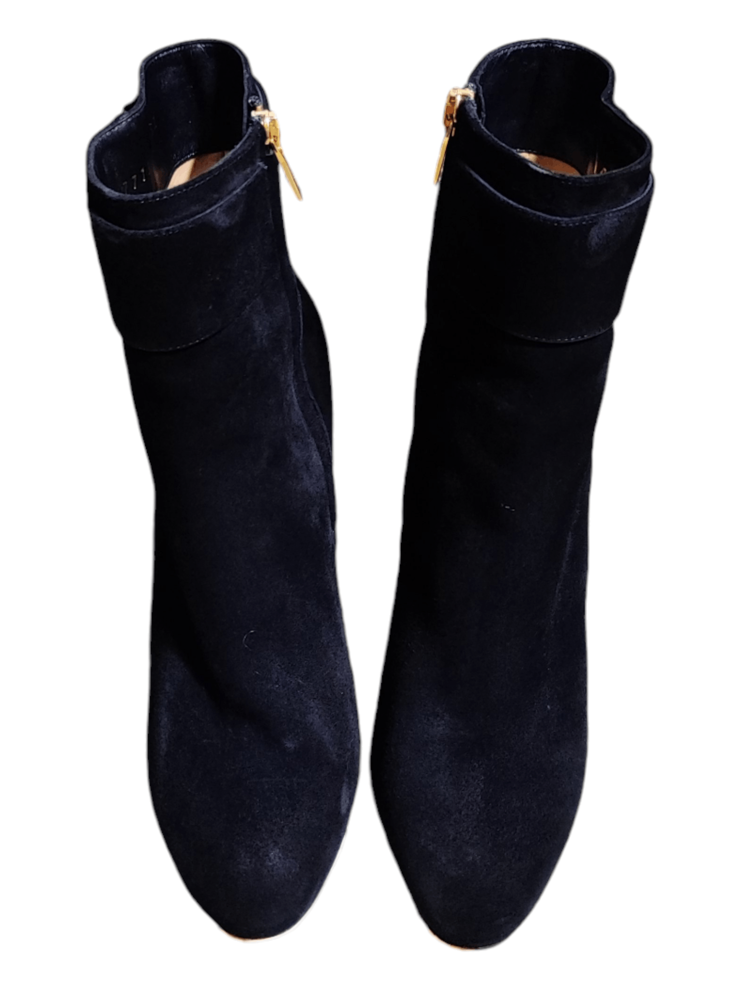 Salvatore Ferragamo Salvatore Ferragamo Black Suede/Velvet Buckle Ankle Boots Size US 5 / IT 35 - 5 Thumbnail