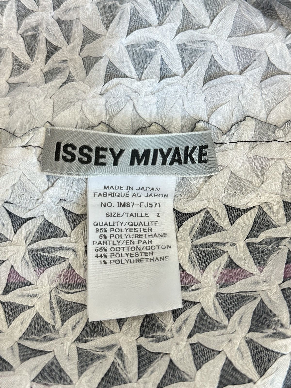 Issey Miyake × Vintage Starry Sky Dragon Scale Top Size M / US 6-8 / IT 42-44 - 4 Thumbnail