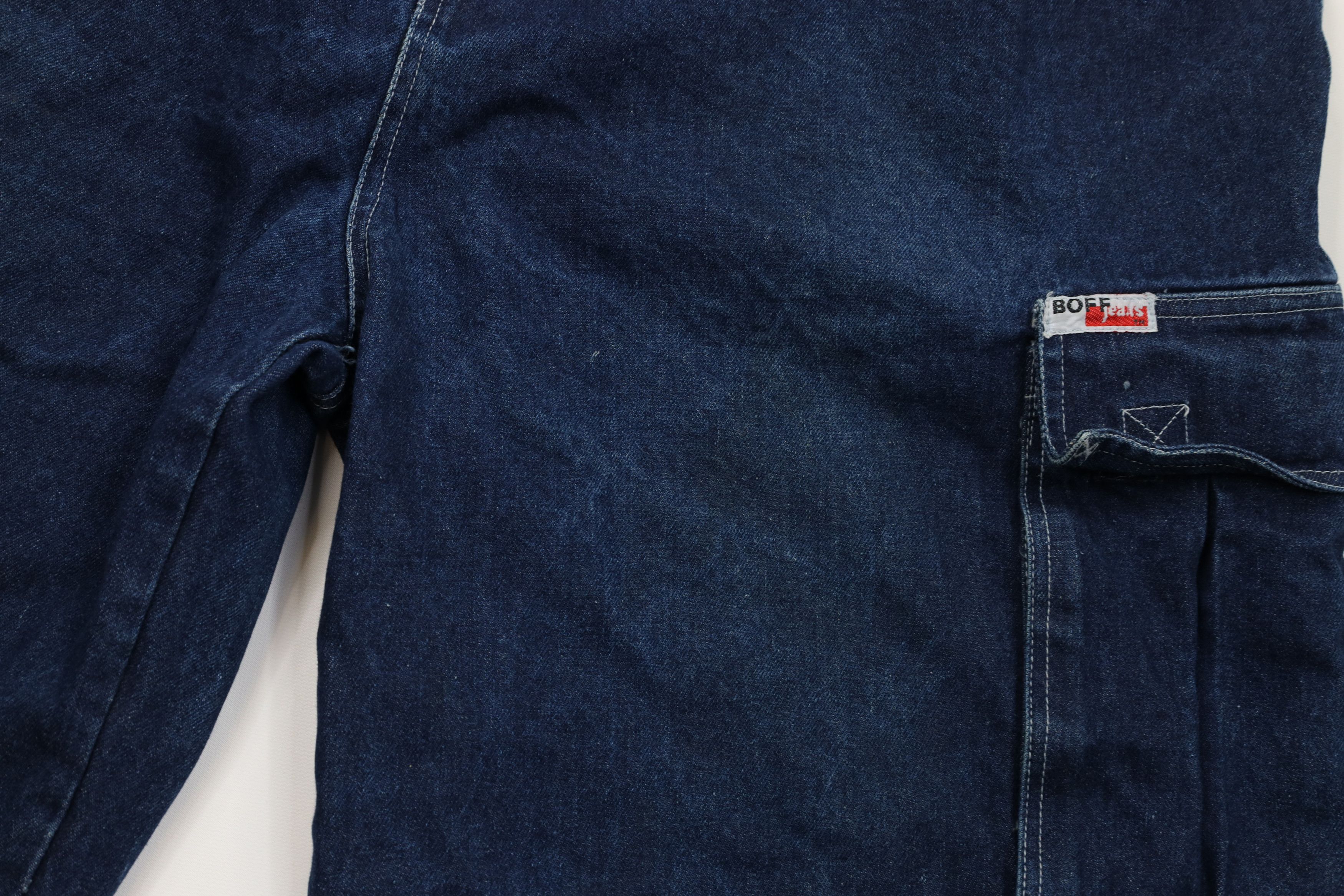 Vintage Vintage 90s Y2K Streetwear Baggy Fit Denim Cargo Shorts Blue Size US 42 / EU 58 - 6 Thumbnail
