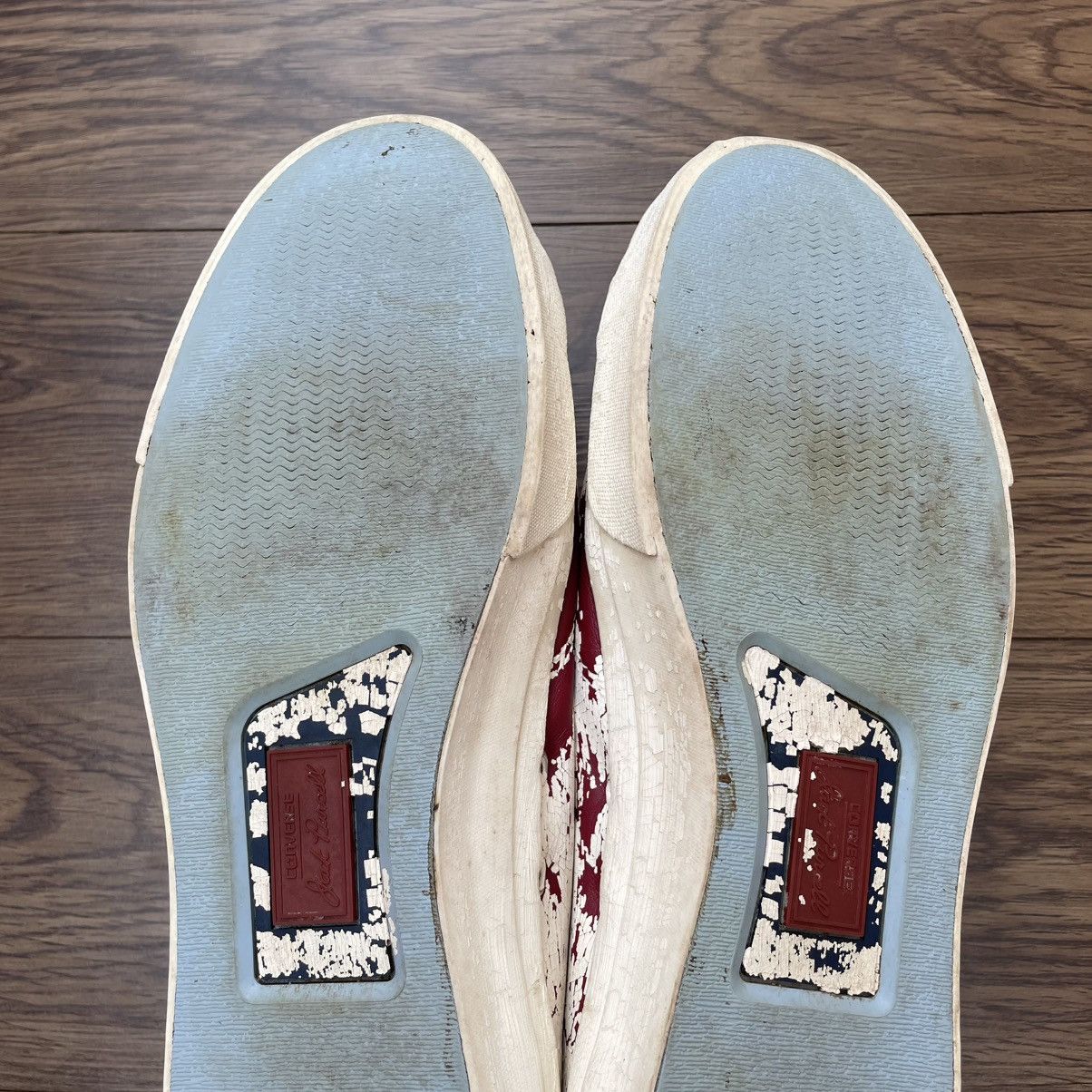 Converse × Maison Margiela Converse x Maison Margiela Jack Purcell Low 'Paint Crack' Size US 13 / EU 46 - 12 Thumbnail