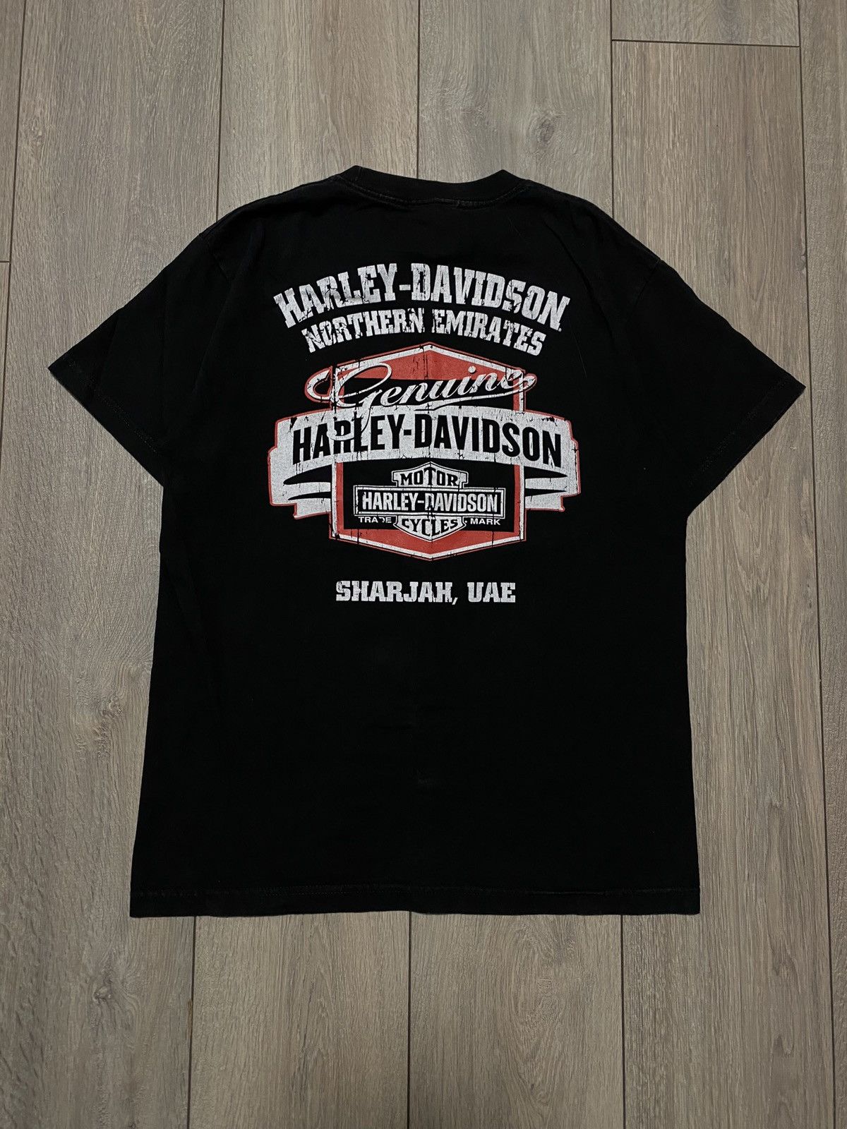 Harley Davidson Vintage T-shirt Harley-Davidson Y2K Scull Bones Motorcycle Size US M / EU 48-50 / 2 - 2 Thumbnail