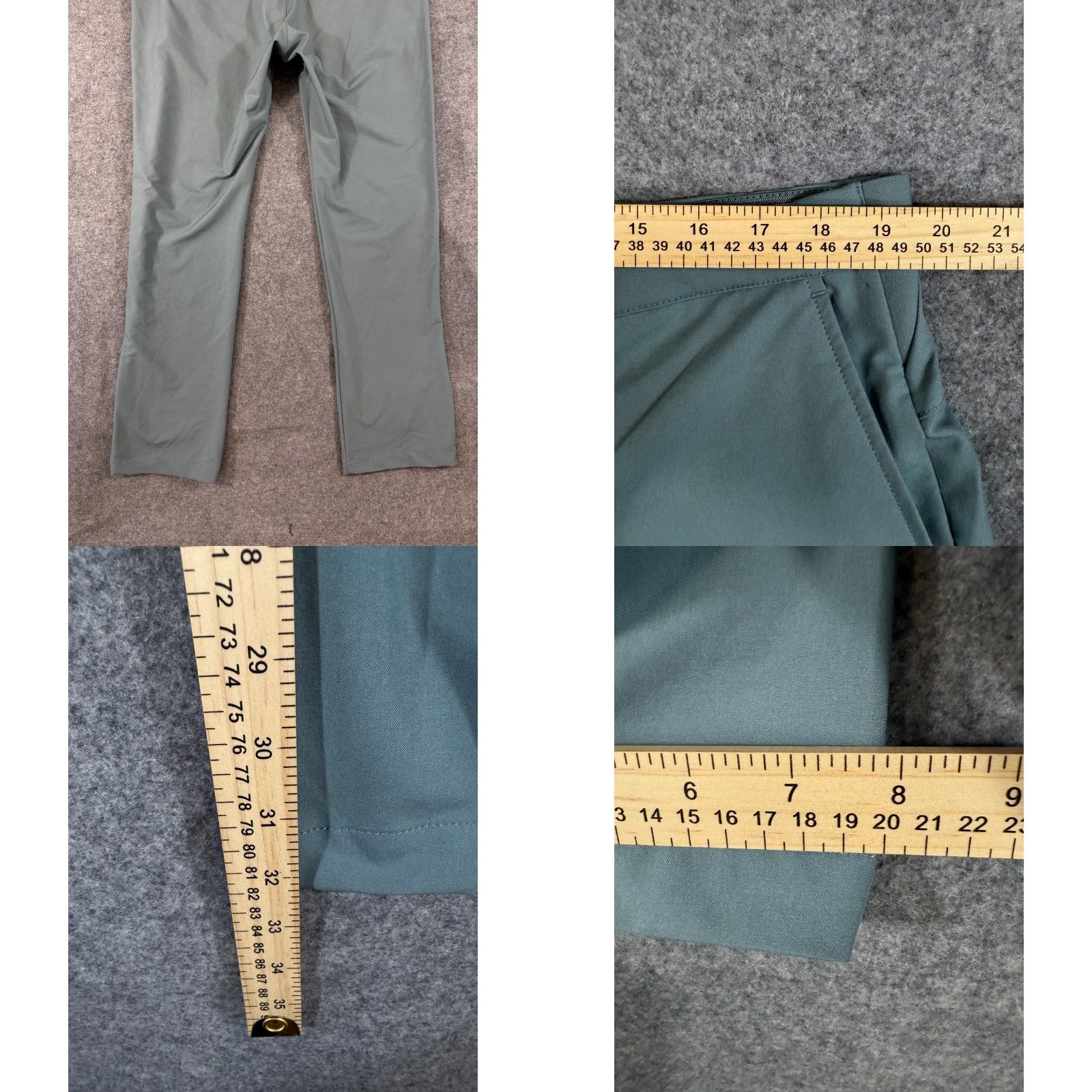 Vintage Greg Norman Golf Pants Mens 38x32 Green Stretch Performance Flat Front Chino Regular Mens Size US 38 / EU 54 - 9 Thumbnail