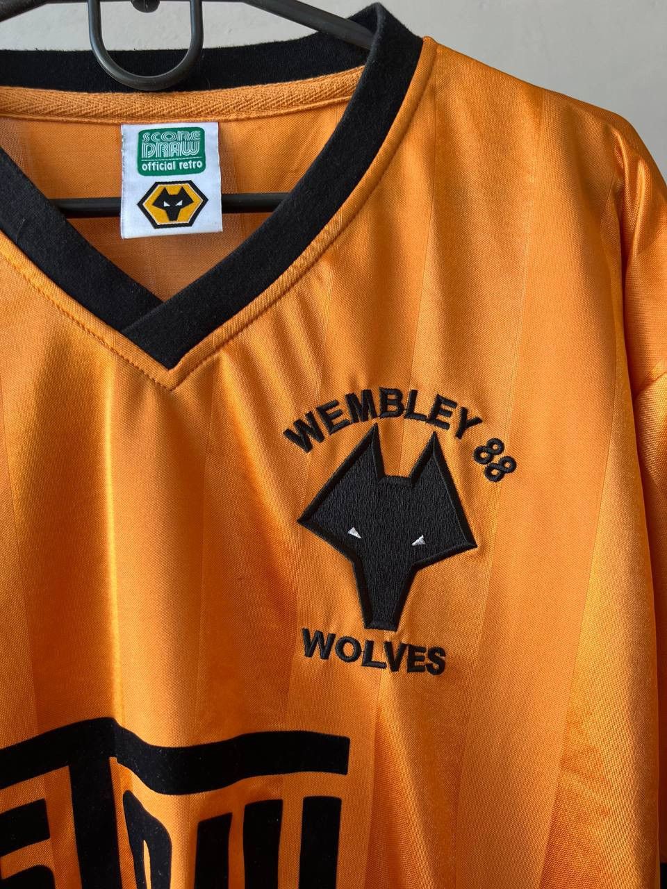 Sports Specialties 1988 WOLVERHAMPTON RETRO REMAKE SOCCER JERSEY FOOTBALL SHIRT Size US L / EU 52-54 / 3 - 7 Thumbnail