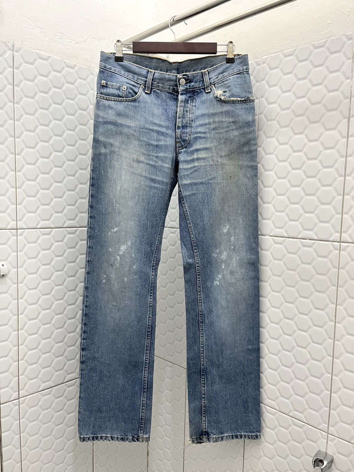 品質は非常に良い Helmut Grailed | Denim Sanded Vintage Lang Helmut Archive Lang パンツ