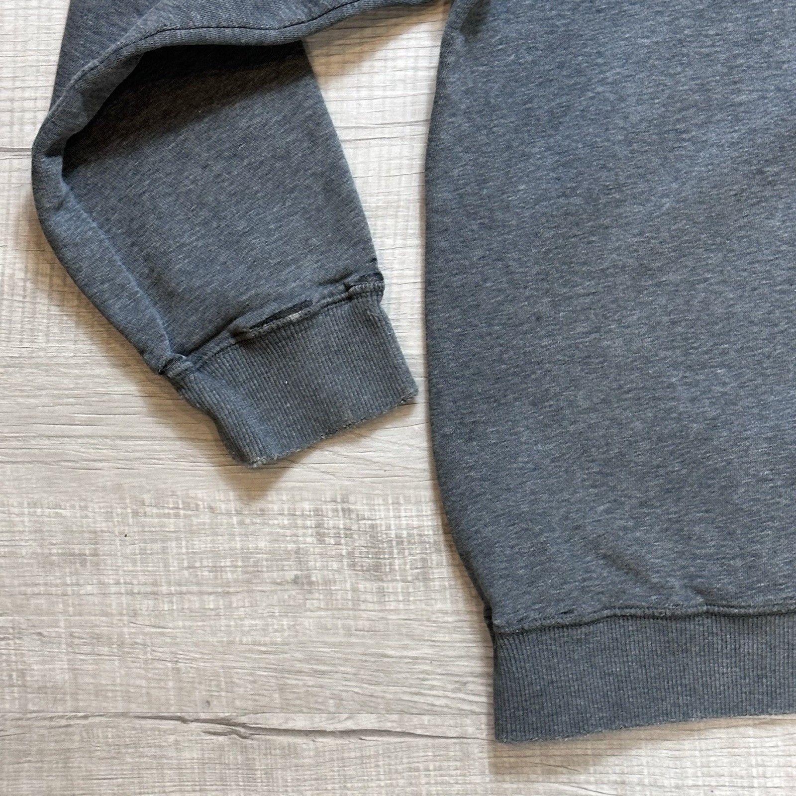 Nike Vintage Nike Hoodie Sweatshirt Gray Big Logo Center Swoosh Size US XL / EU 56 / 4 - 13 Thumbnail