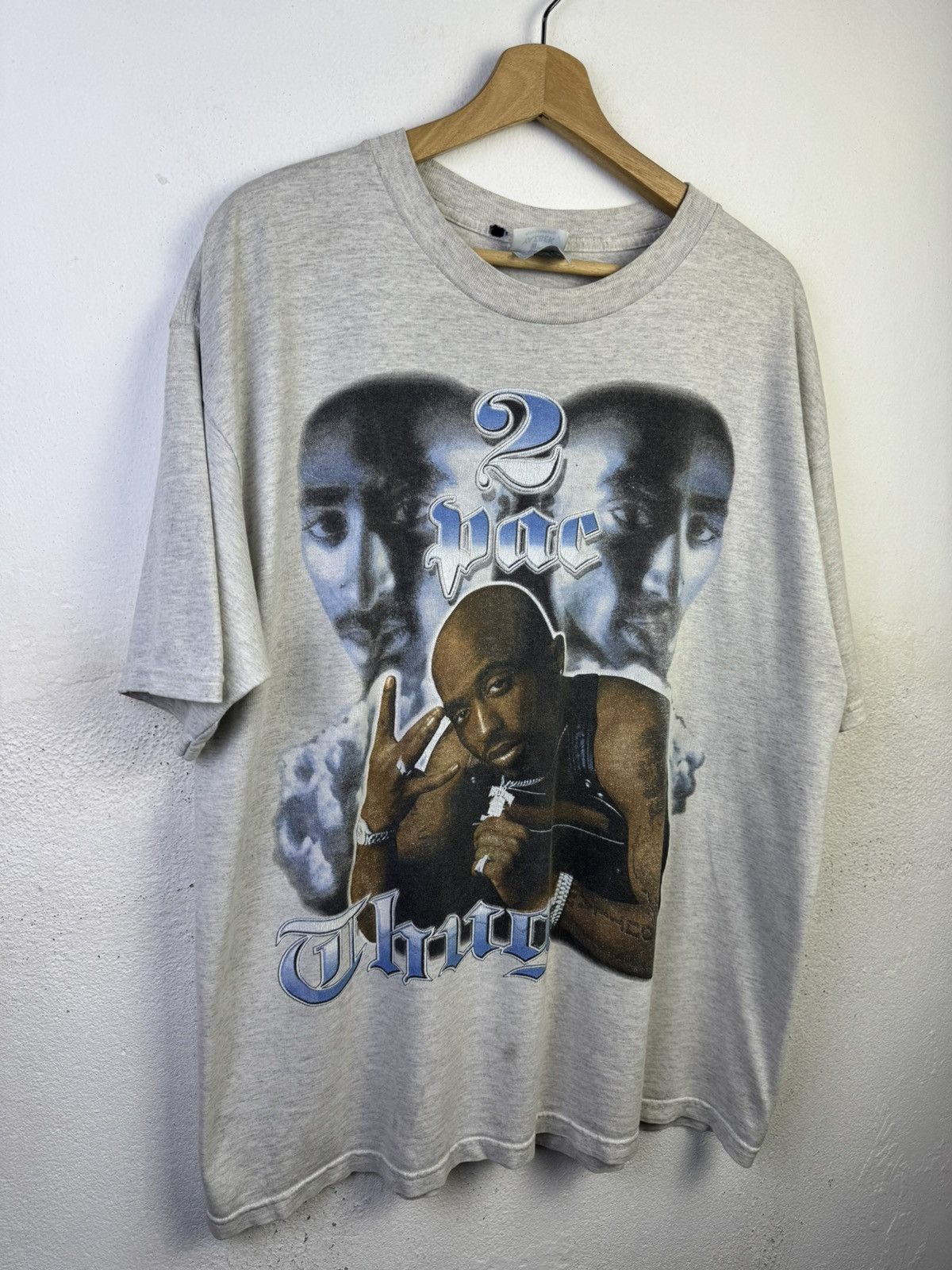 Rap Tees Vintage Tupac Shakur Raptees Size US XL / EU 56 / 4 - 2 Thumbnail