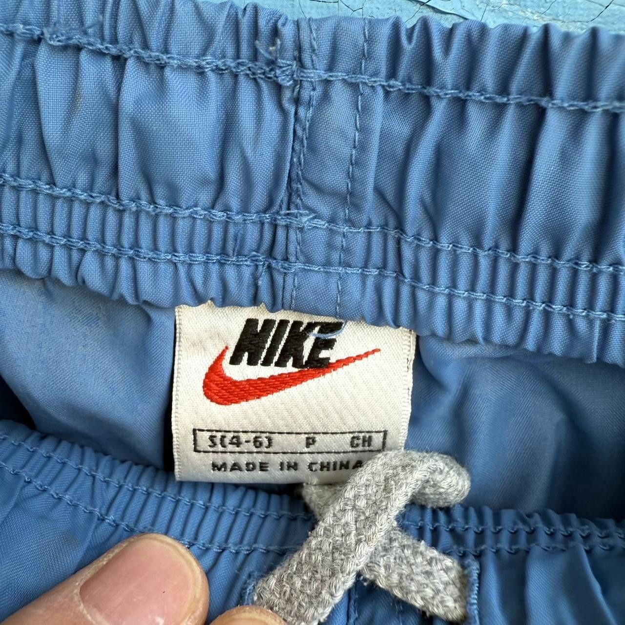 Nike Nike Vintage 90s Trackpants Blue Wide Leg Size US 32 / EU 48 - 4 Thumbnail
