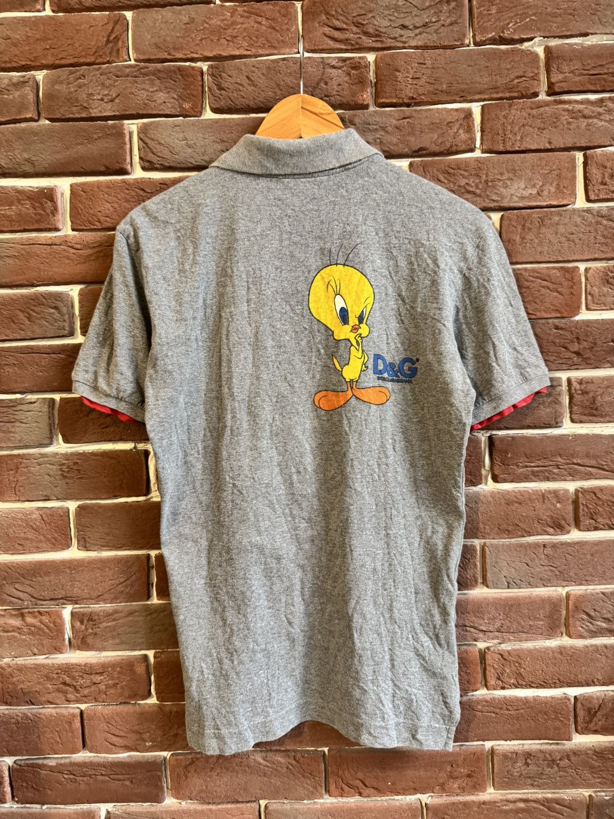 Dolce & Gabbana ARCHIVE OG Dolce&Gabbana Sylvester Looney Tunes Polo Tee S Size US S / EU 44-46 / 1 - 2 Thumbnail