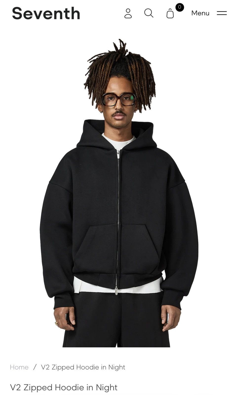 Seventh Seventh Sip Up Hoodie Night colorway Size US M / EU 48-50 / 2 - 1 Thumbnail