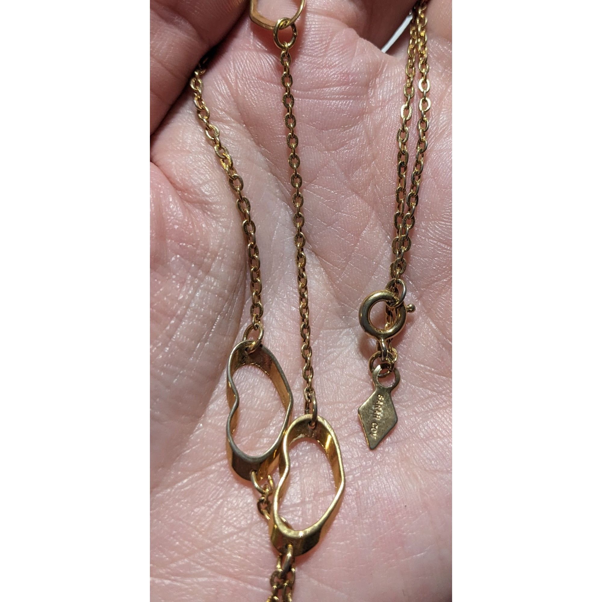 Other Vintage Sarah Coventry Open Heart Gold Necklace Size ONE SIZE - 7 Thumbnail