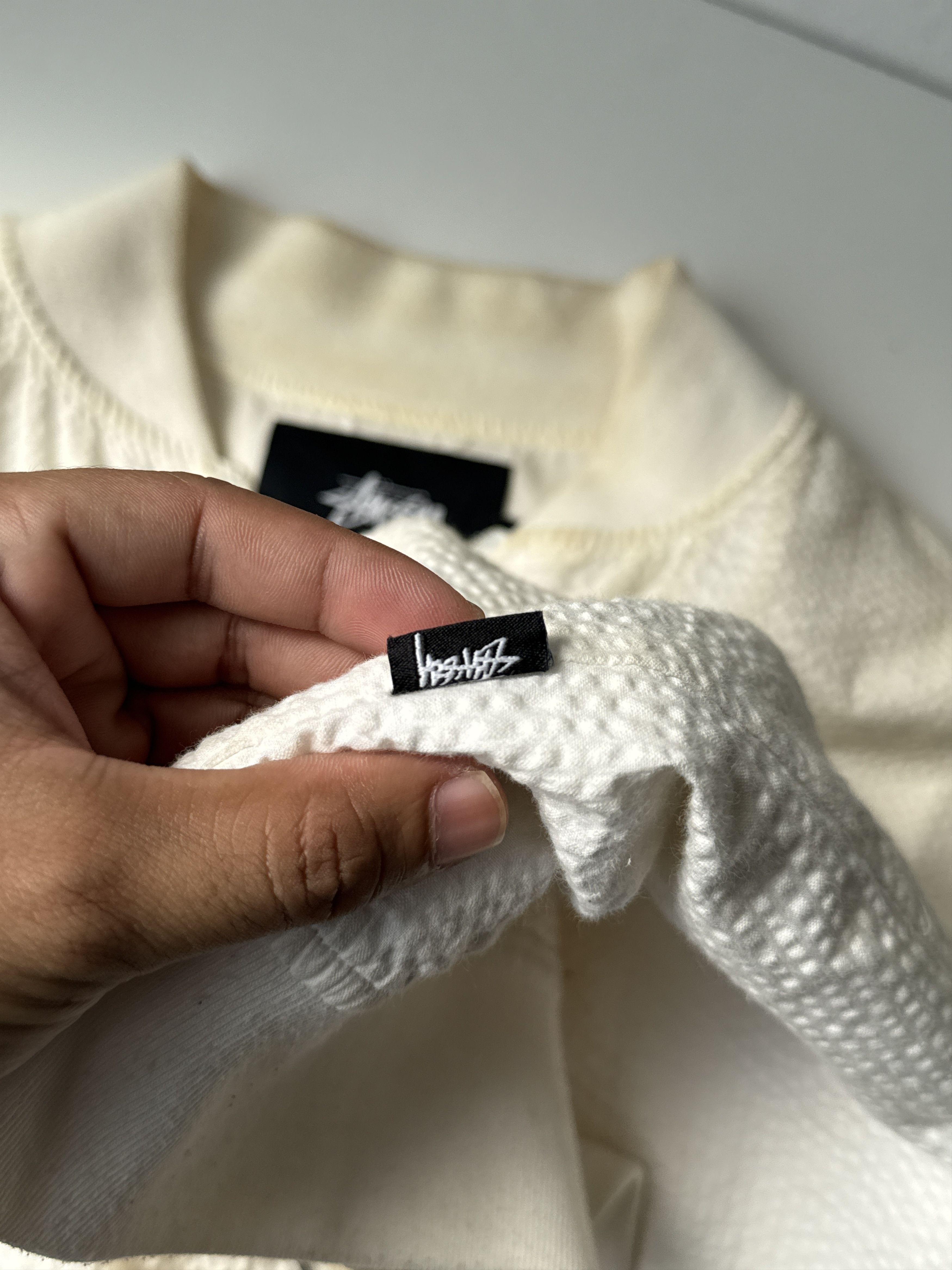 Stussy tussy Textured Waffle Knit Bomber/Zip Jacket Size US S / EU 44-46 / 1 - 5 Thumbnail