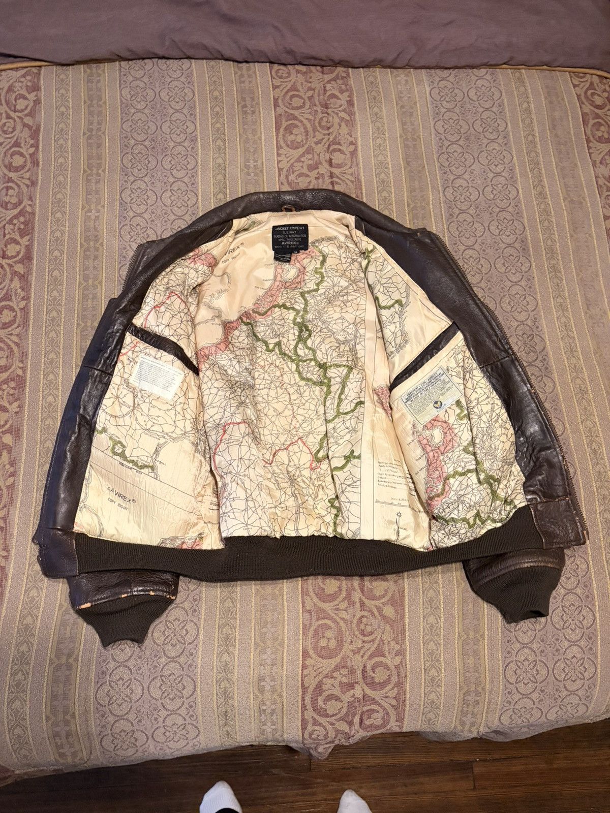 Avirex Vintage Avirex Leather Bomber Jacket Size US M / EU 48-50 / 2 - 3 Thumbnail