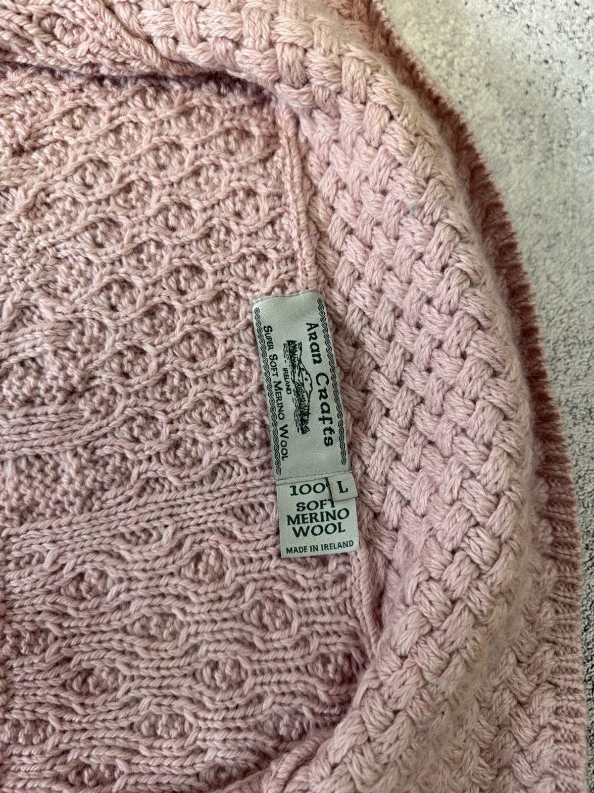 Aran Crafts Aran Crafts Women Merino Wool Cardigan Sweater Ireland Knit Size L / US 10 / IT 46 - 9 Thumbnail