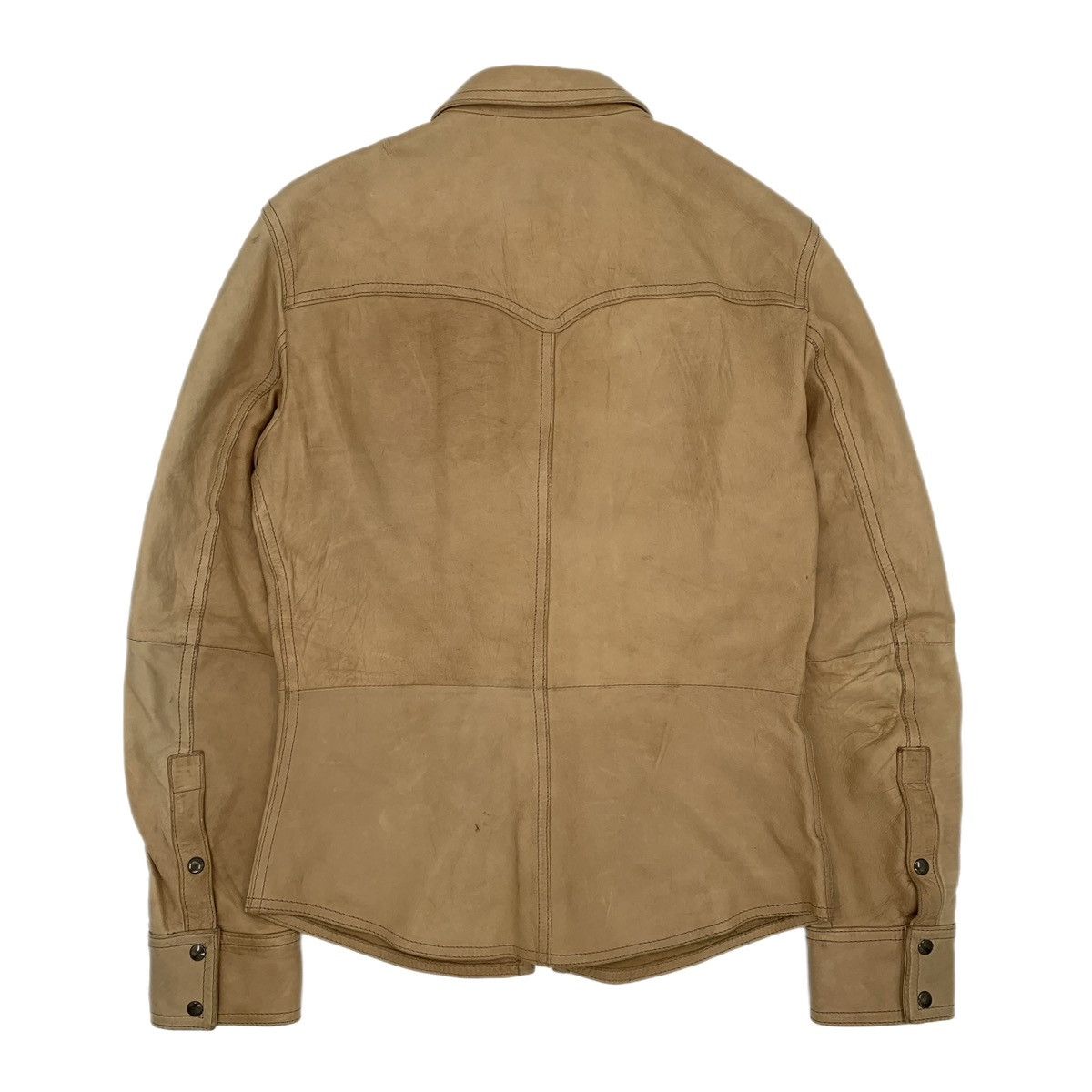 Dolce & Gabbana Dolce&Gabbana Leather Jacket Size US S / EU 44-46 / 1 - 5 Thumbnail