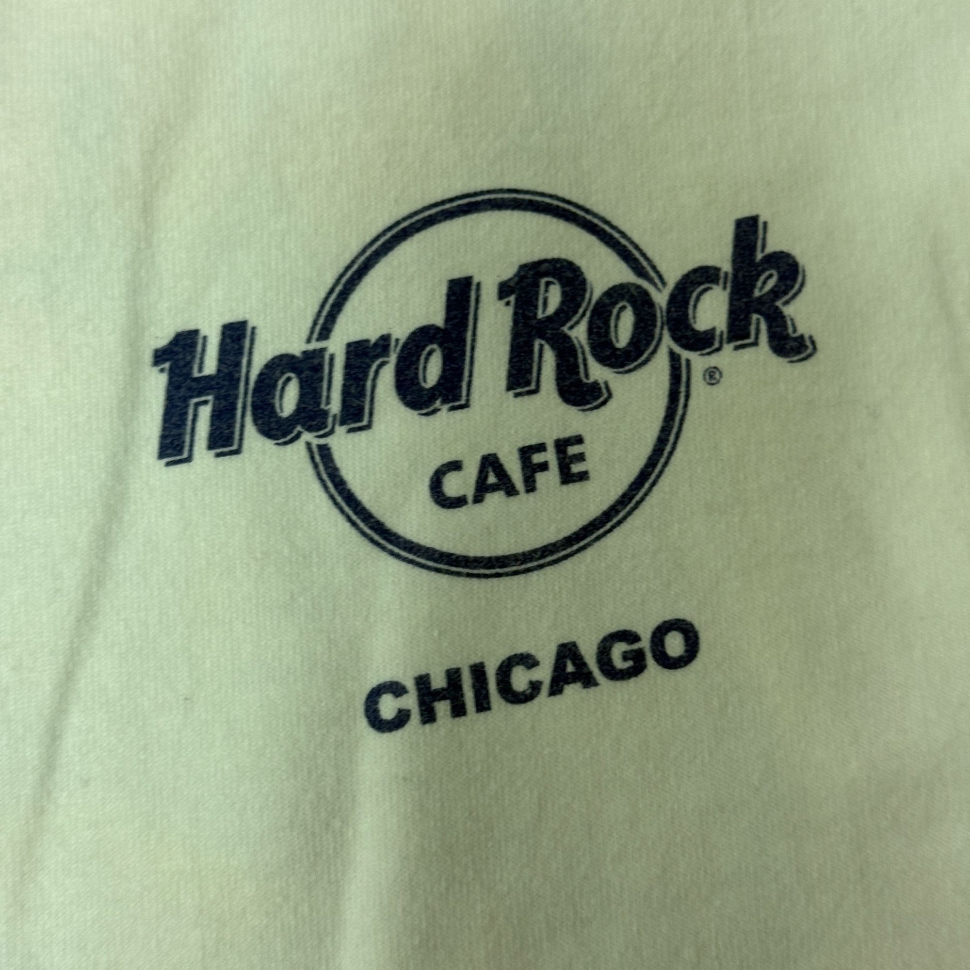 Hard Rock Cafe HARD ROCK Cafe CHICAGO CLUB GUITAR PLAYER Musician T Shirt Size US XL / EU 56 / 4 - 6 Thumbnail