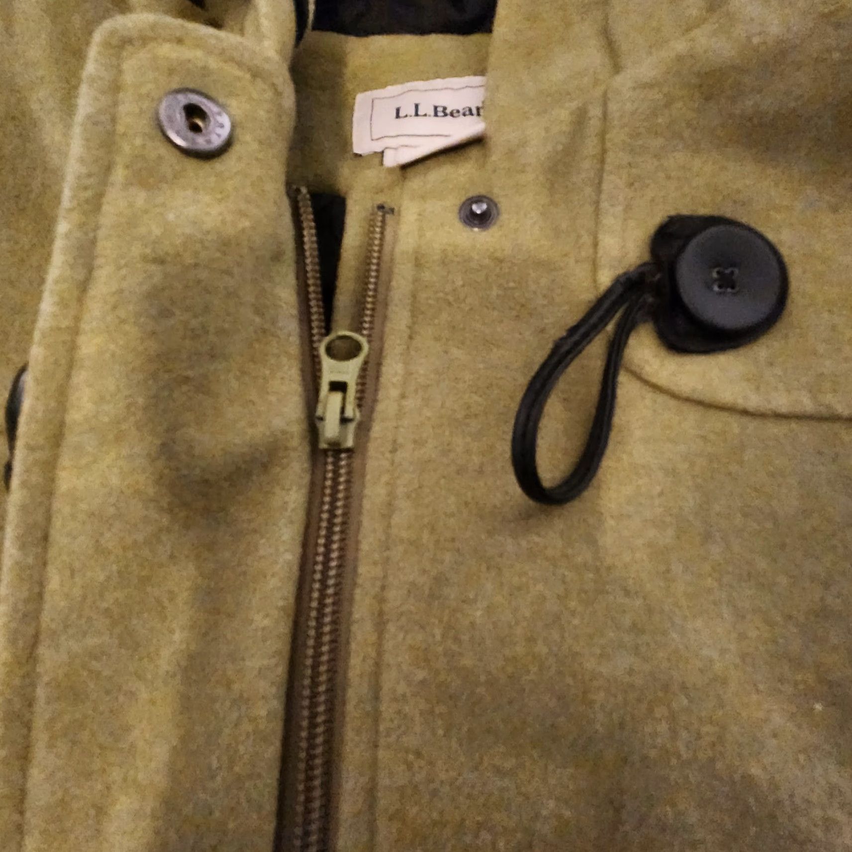 Vintage VINTAGE L.L. Bean Coat Toggle Full Zip Thinsulate Pea Coat Green Womens XL Size XL / US 12-14 / IT 48-50 - 3 Thumbnail