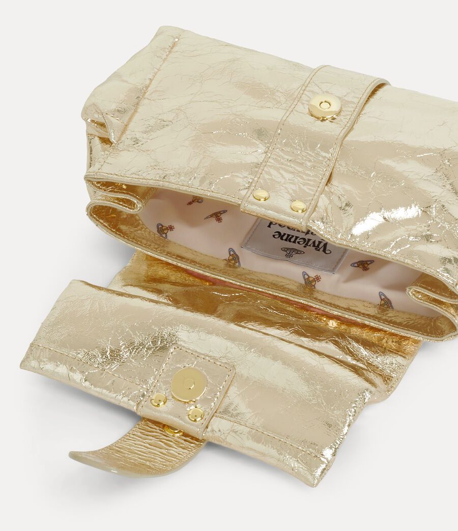 Vivienne Westwood o1f1d3z0726 Size: OS / Hazel Frame Shoulder Bag in Gold Size ONE SIZE - 5 Thumbnail