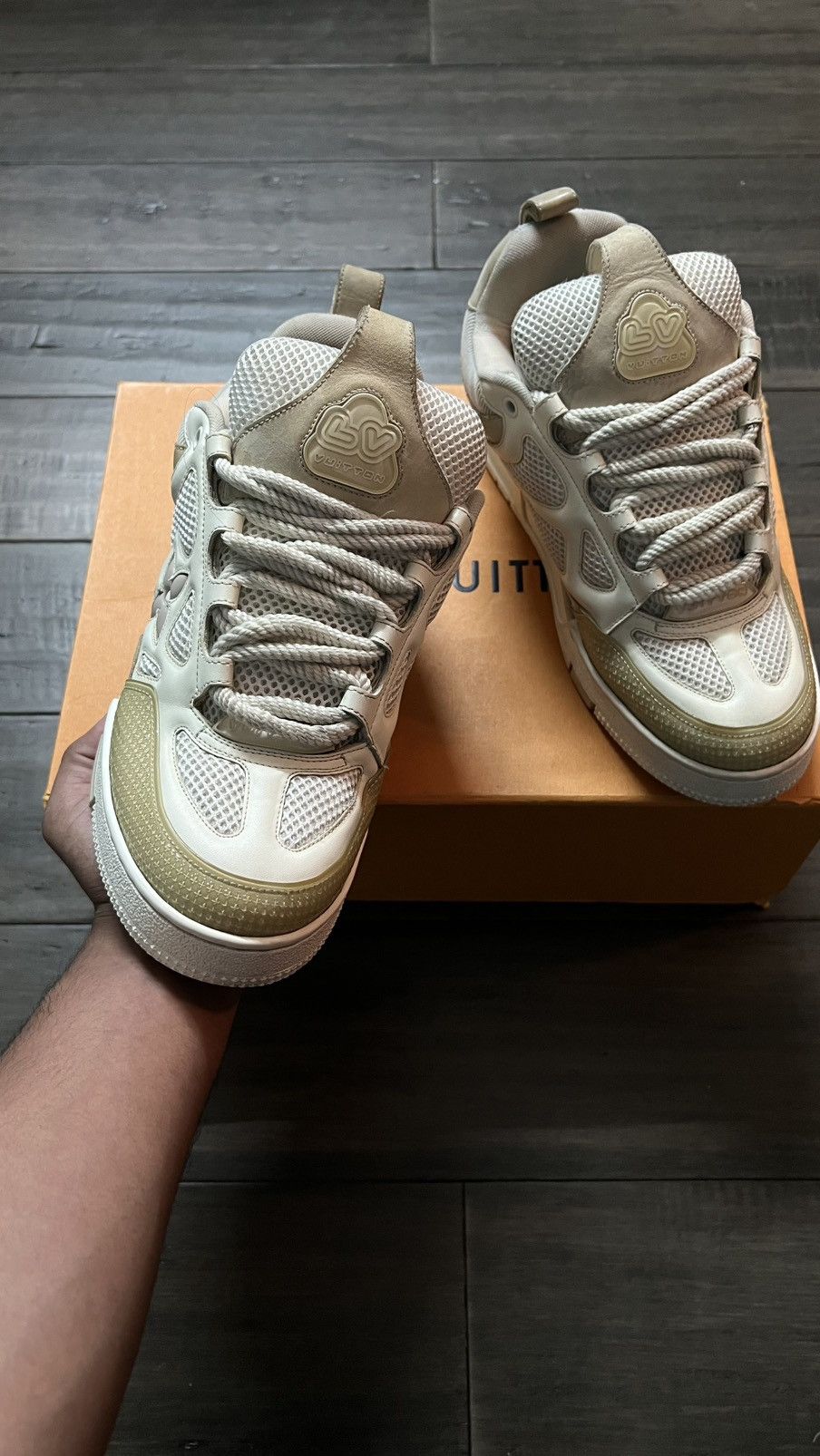 Louis Vuitton Louis Vuitton Beige Skates Size US 8 / EU 41 - 2 Thumbnail