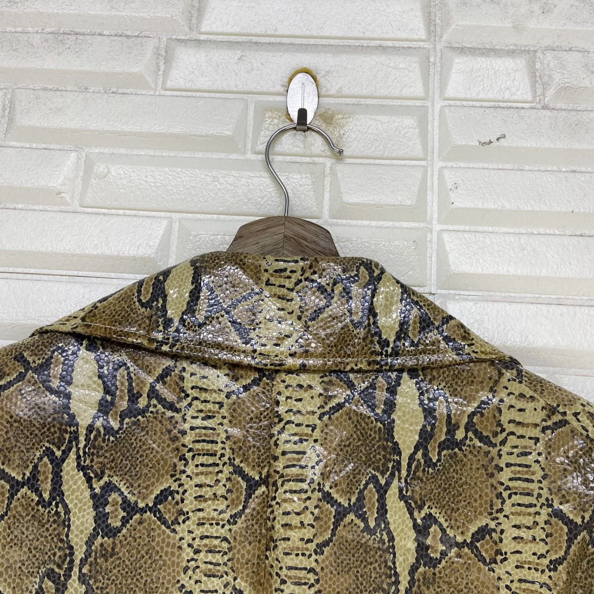 Tornado Mart Tornado Mart Python Long Coat Pig Skin Size US XS / EU 42 / 0 - 16 Thumbnail