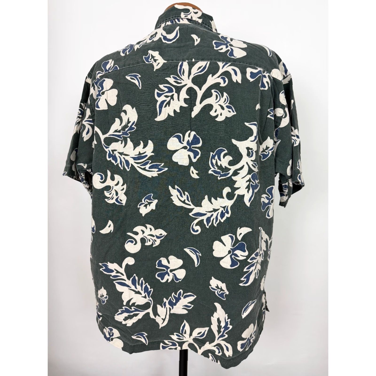 Abercrombie & Fitch VINTAGE Abercrombie & Fitch BIG Shirt Men L Floral Cotton Button-Up 90s Beach Hawaiian Oversized Pockets Size US L / EU 52-54 / 3 - 6 Thumbnail