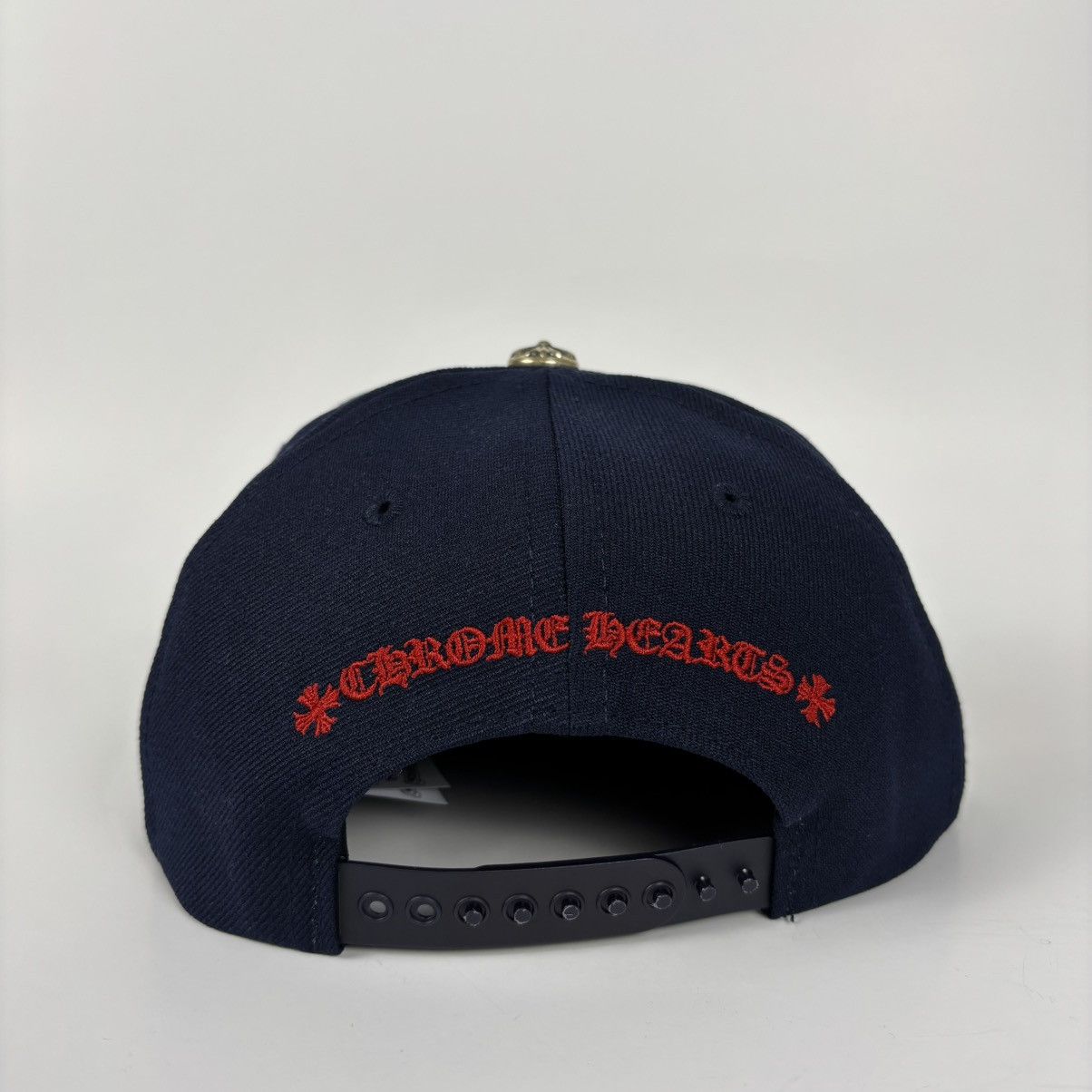 Chrome Hearts Chrome Hearts CH Baseball Hat Navy Red Size ONE SIZE - 5 Thumbnail