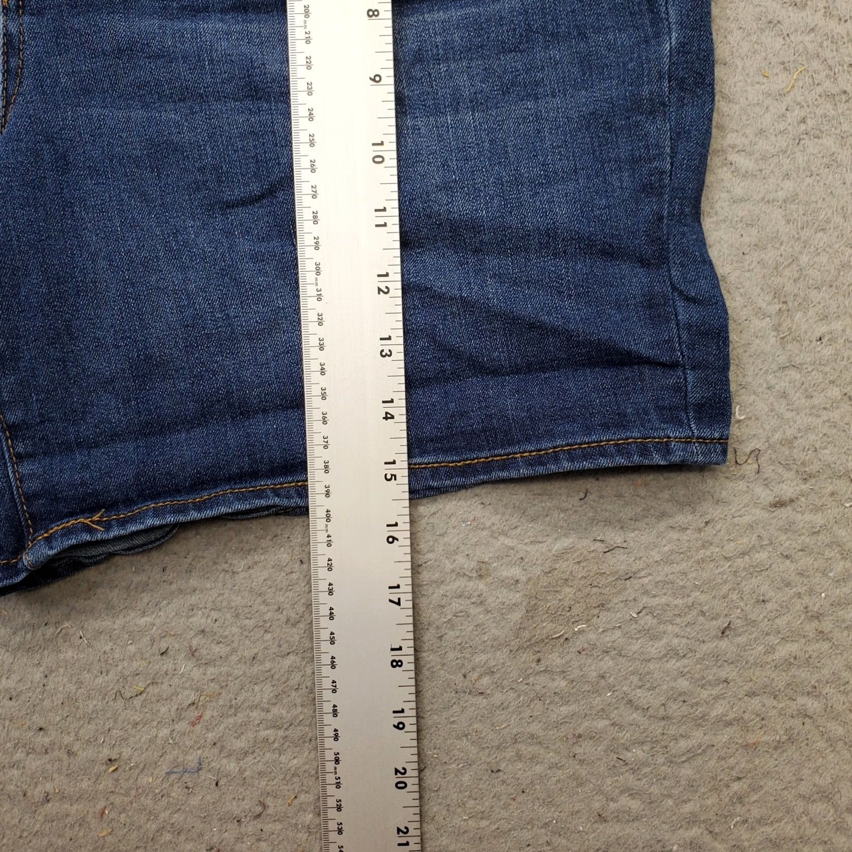 Vintage Seven7 Weekend Jeans Shorts Womens Size 14 Blue Denim Regular Fit Casual Outdoor Shirt Size 36" / US 14 / IT 50 - 3 Thumbnail