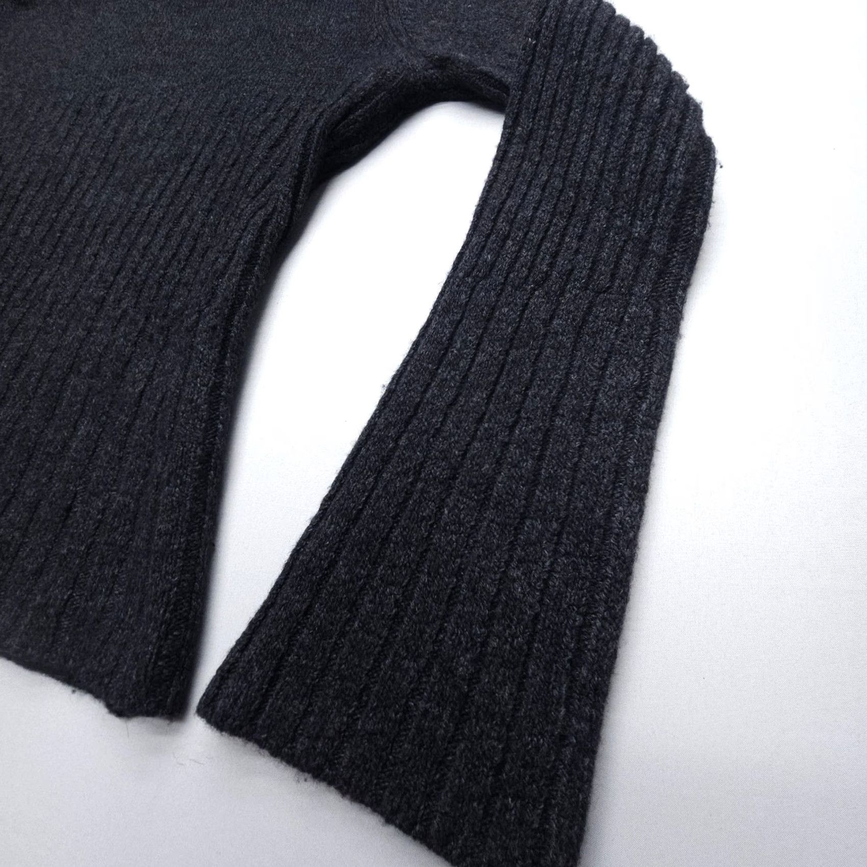 Vintage Post Card Wool Cashmere Blend Turtleneck Sweater Size Medium Luxury Italy Apres Women Short Sleeve? Size M / US 6-8 / IT 42-44 - 7 Thumbnail