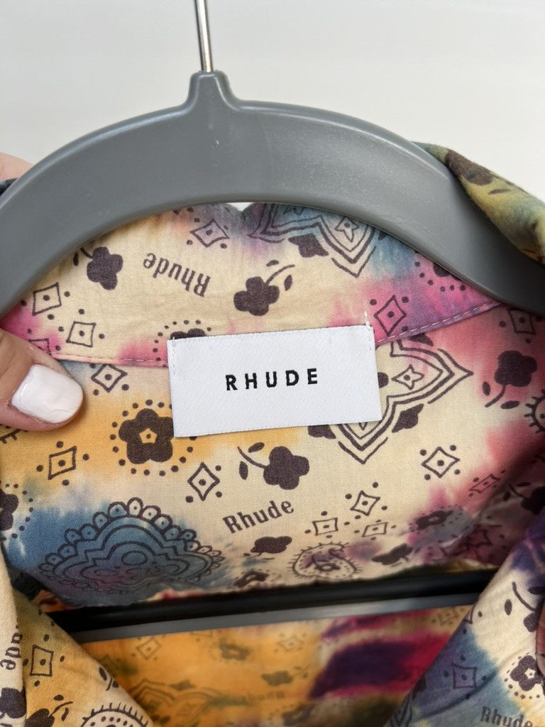 Rhude Rhude Bandana Print Tie Dye Shirt Size US XL / EU 56 / 4 - 3 Thumbnail