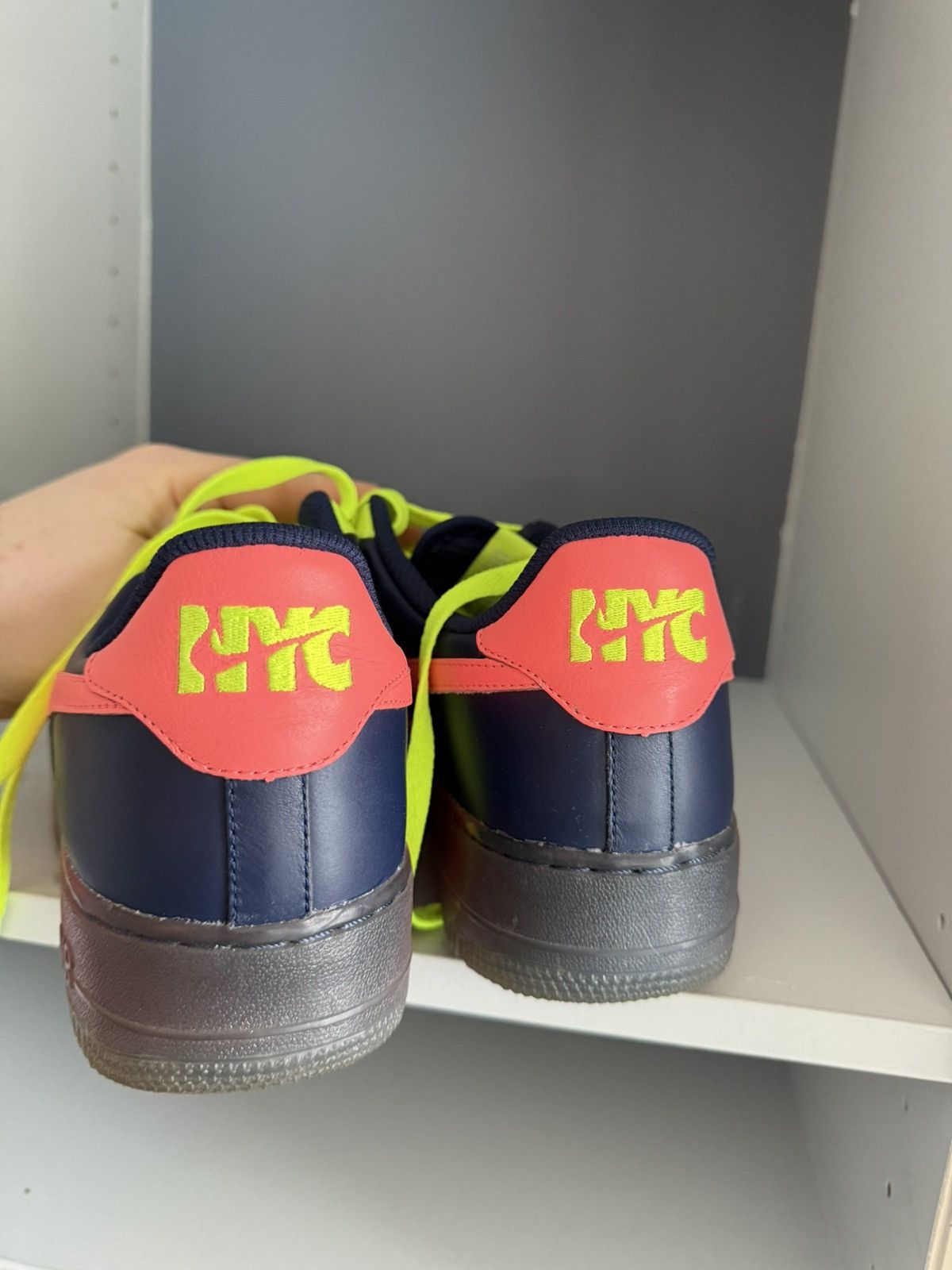 Nike Nike Air Force 1 NYC Nike iD Low Top Sneaker 2015 9.5 Size US 9.5 / EU 42-43 - 2 Thumbnail