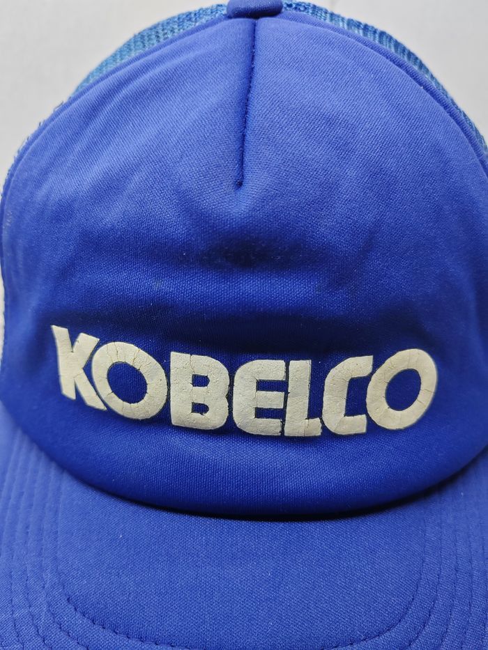 Japanese Brand Vintage Kobelco Trucker Hat Cap Size ONE SIZE - 3 Thumbnail